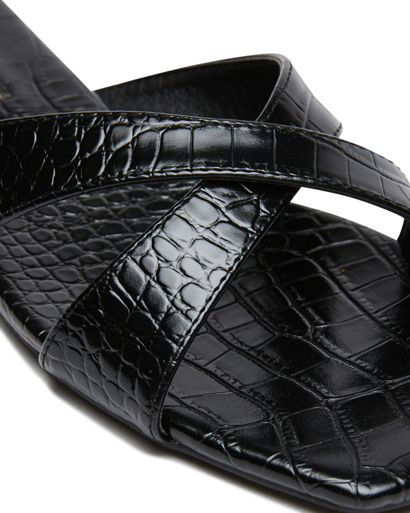 billini dana heel black croc