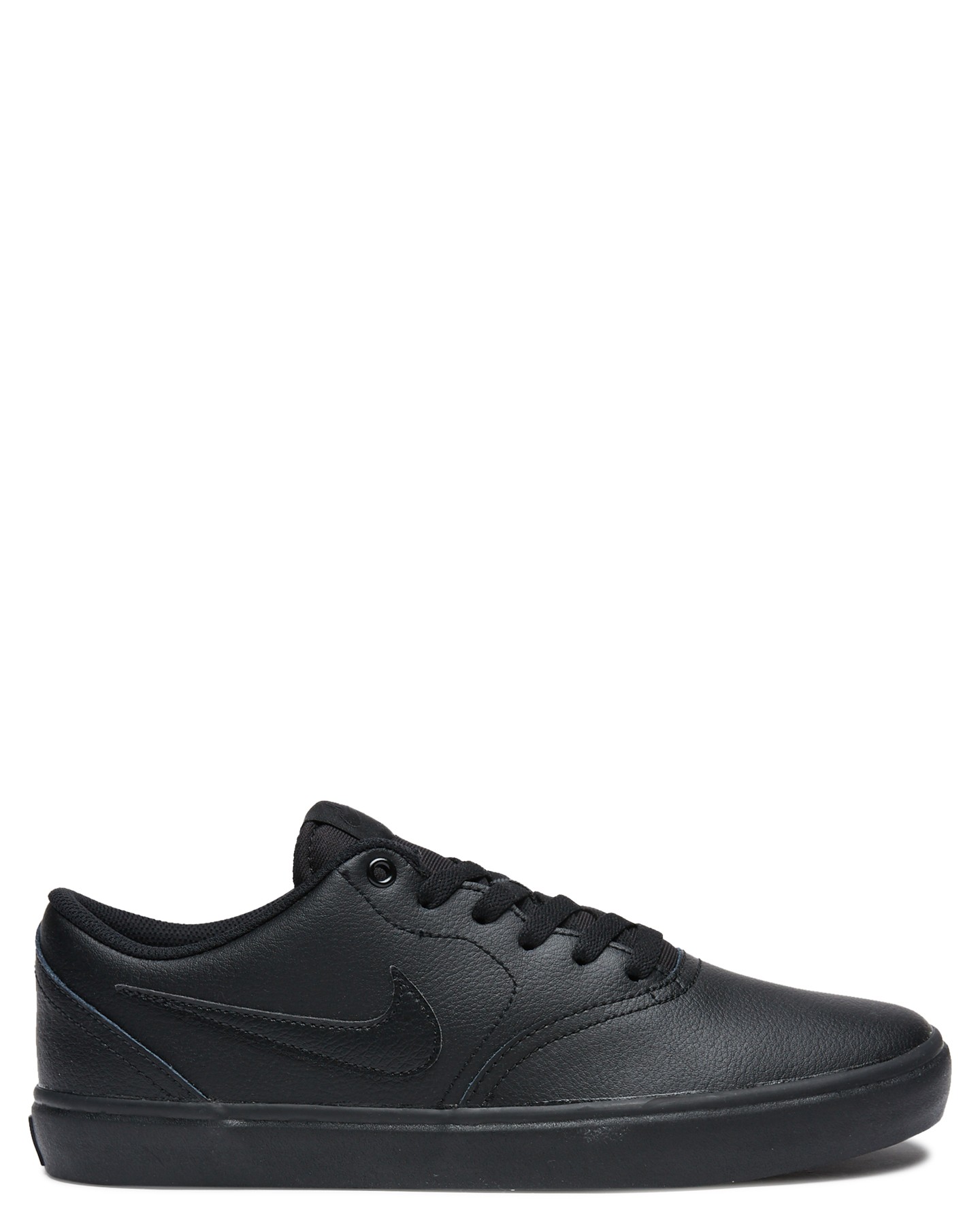 nike black shoes leather