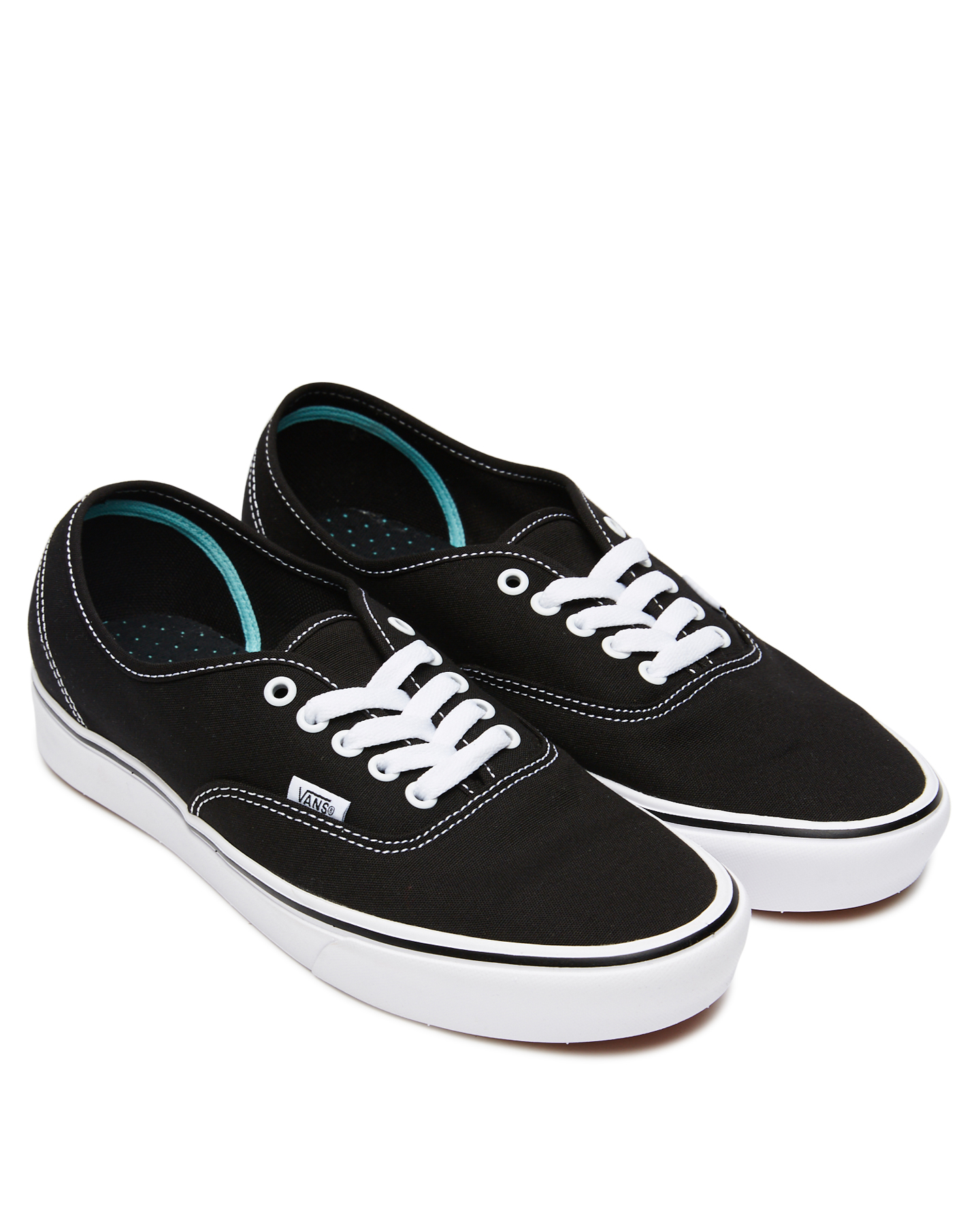 ladies black vans trainers