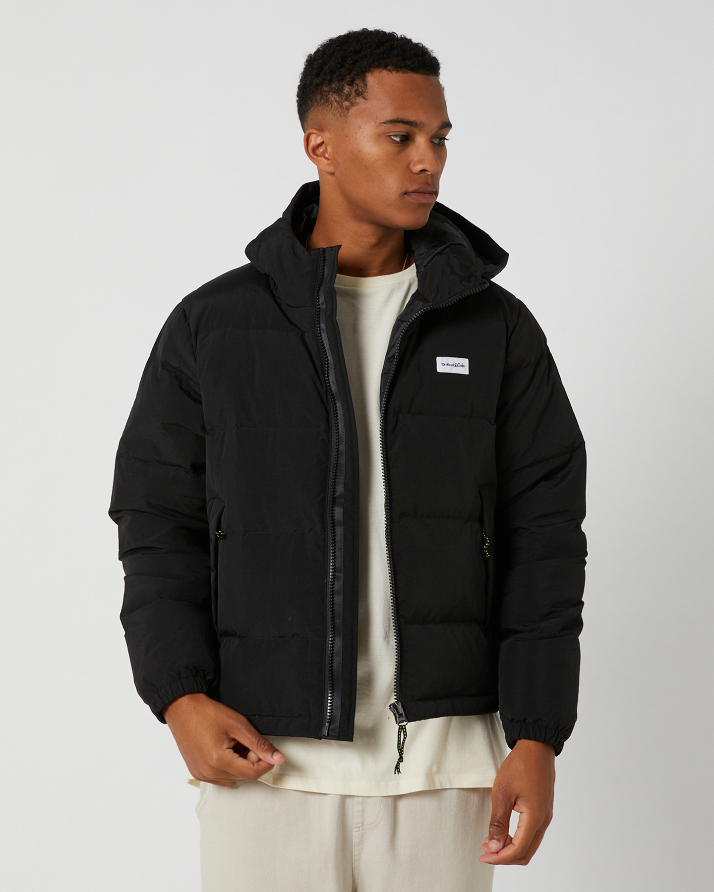 The Critical Slide Society Sos Nylon Puffer Jacket - Black | SurfStitch