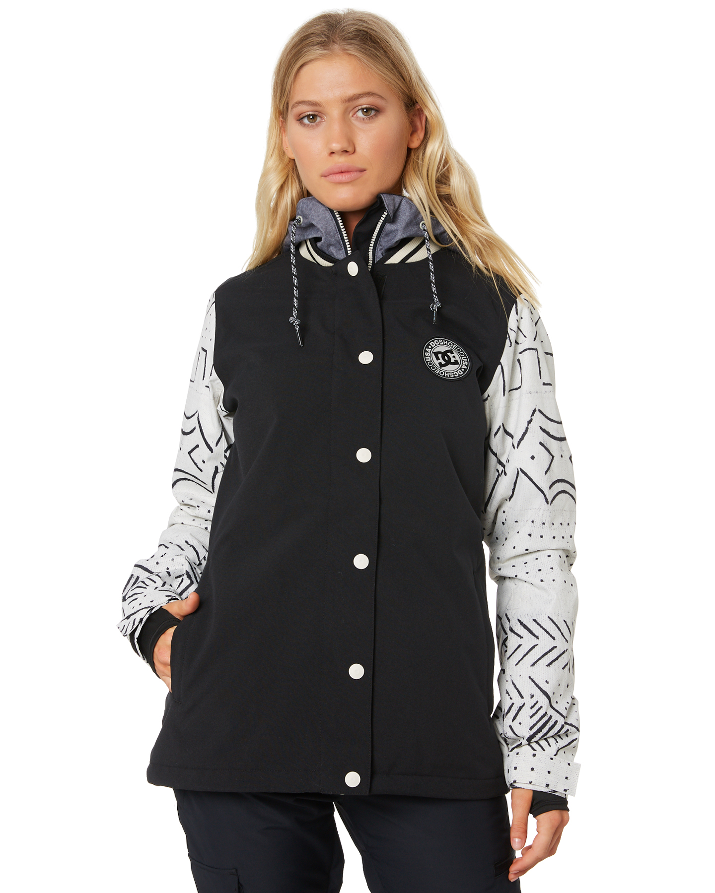 dc womens snow jacket