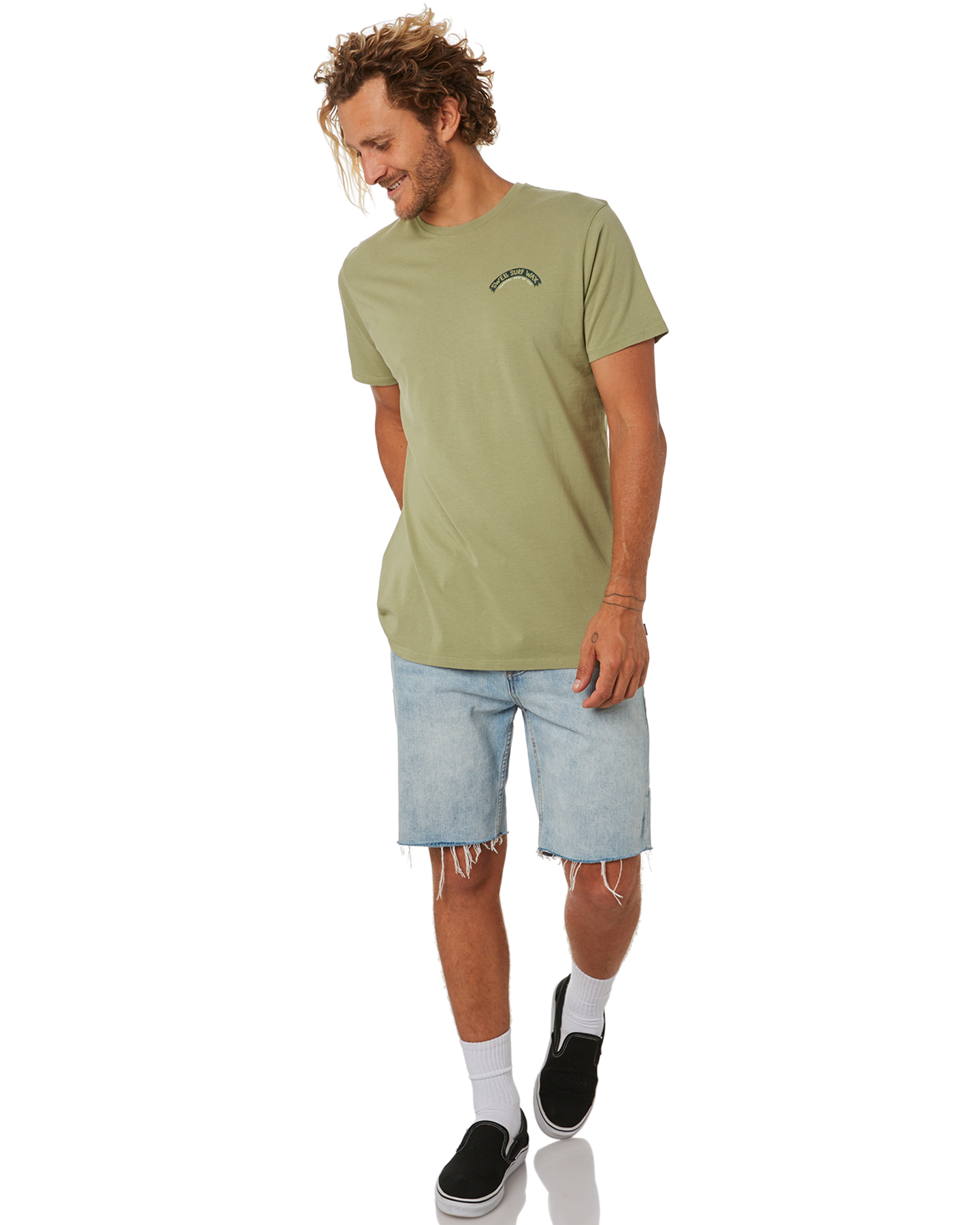 Swell Tropical Grip Mens Tee - Seaweed | SurfStitch