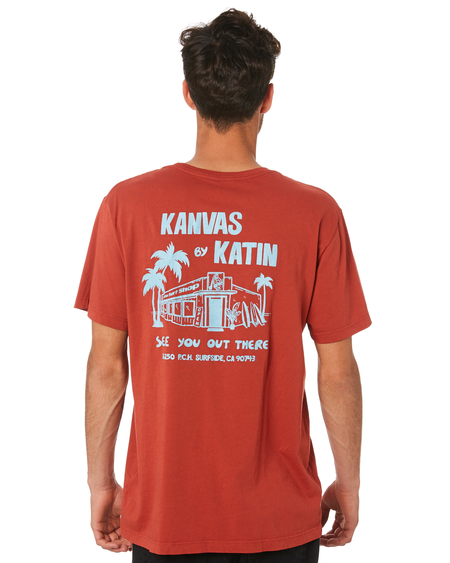 Katin Katin Shop Mens Tee - Red | SurfStitch