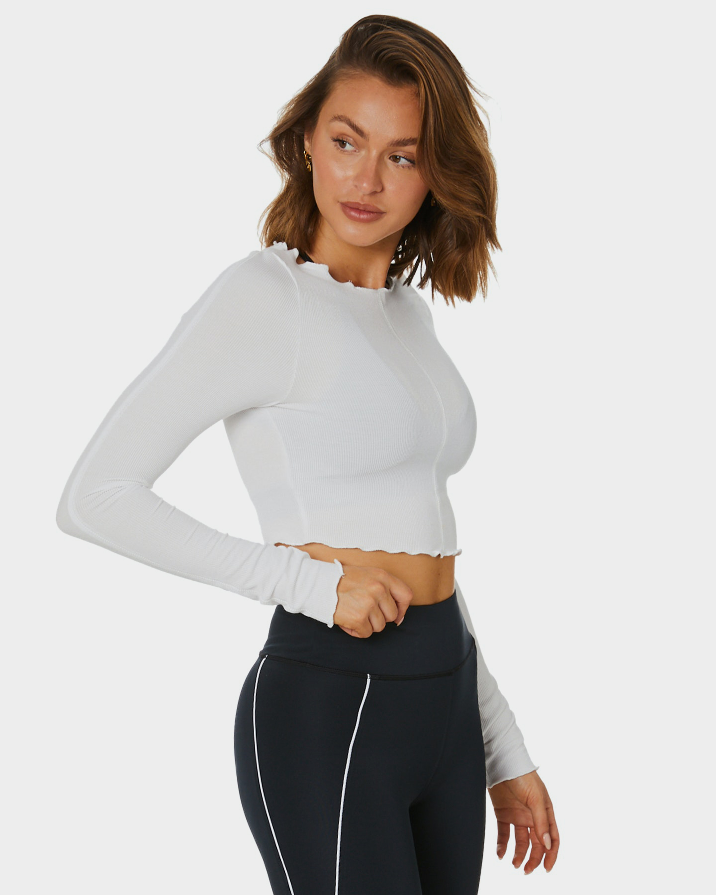 First Base 90's Long Sleeve Top - Shell | SurfStitch