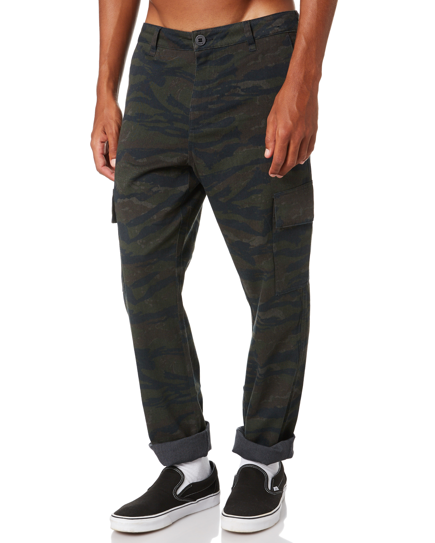 Salty Crew Cutty Mens Technical Fishing Cargo Pant - Camo | SurfStitch