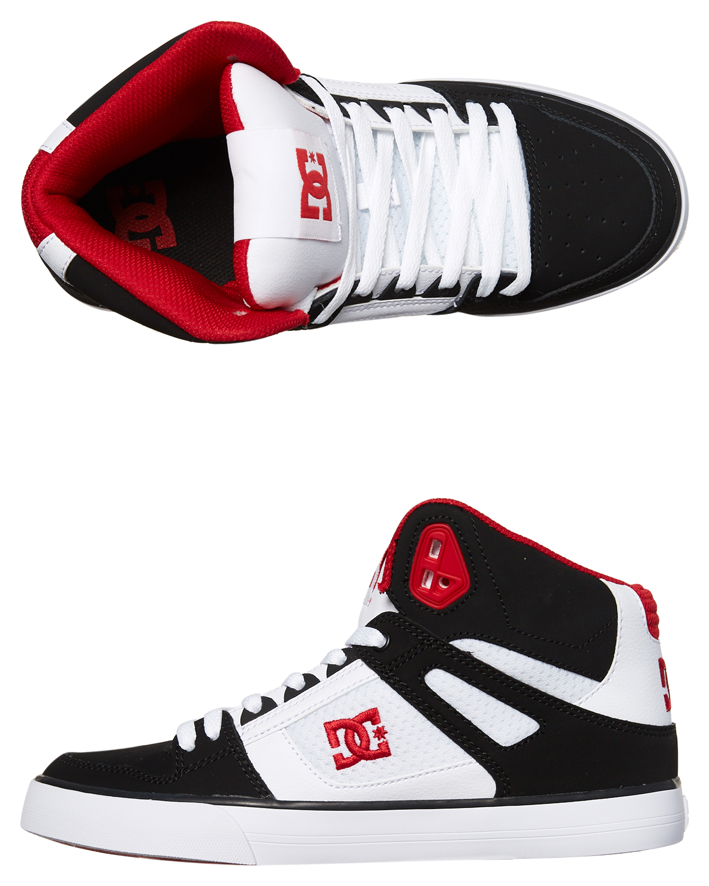 Dc Shoes Pure Hightop Wc - White Black 