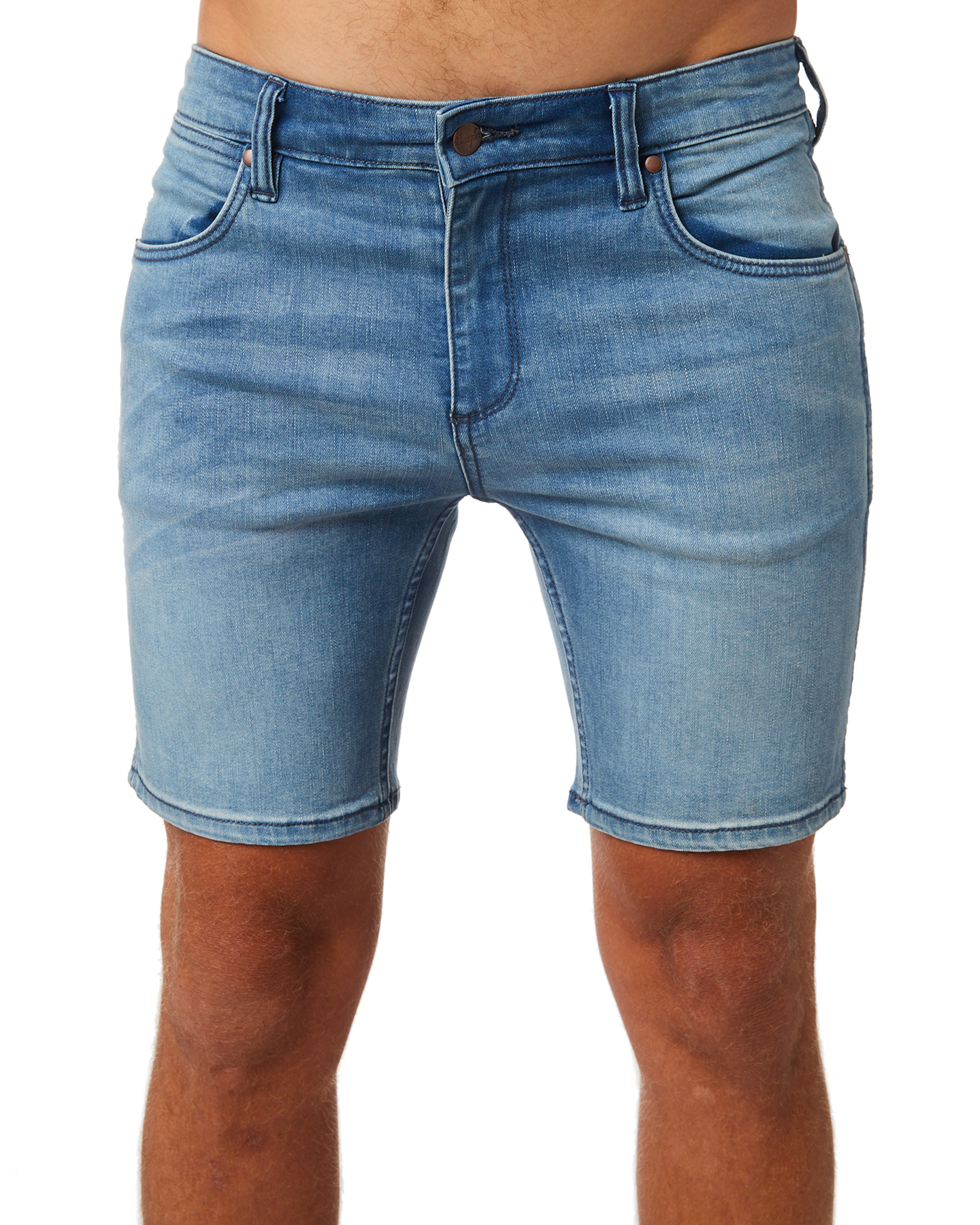 Wrangler Cigi Mens Denim Short - Cyanide | SurfStitch