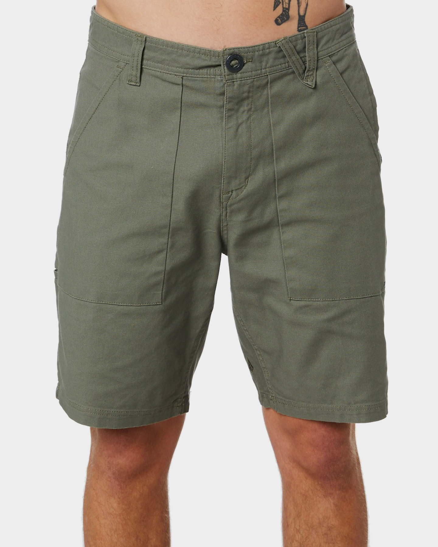 Volcom Clockworks Mens Short - Army Green Combo | SurfStitch