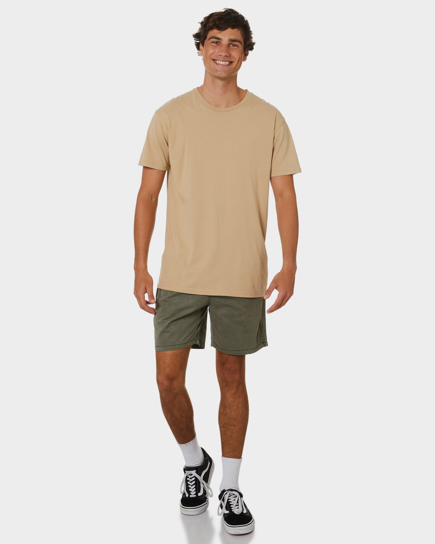 Swell Malibu Beach Short - Olive | SurfStitch