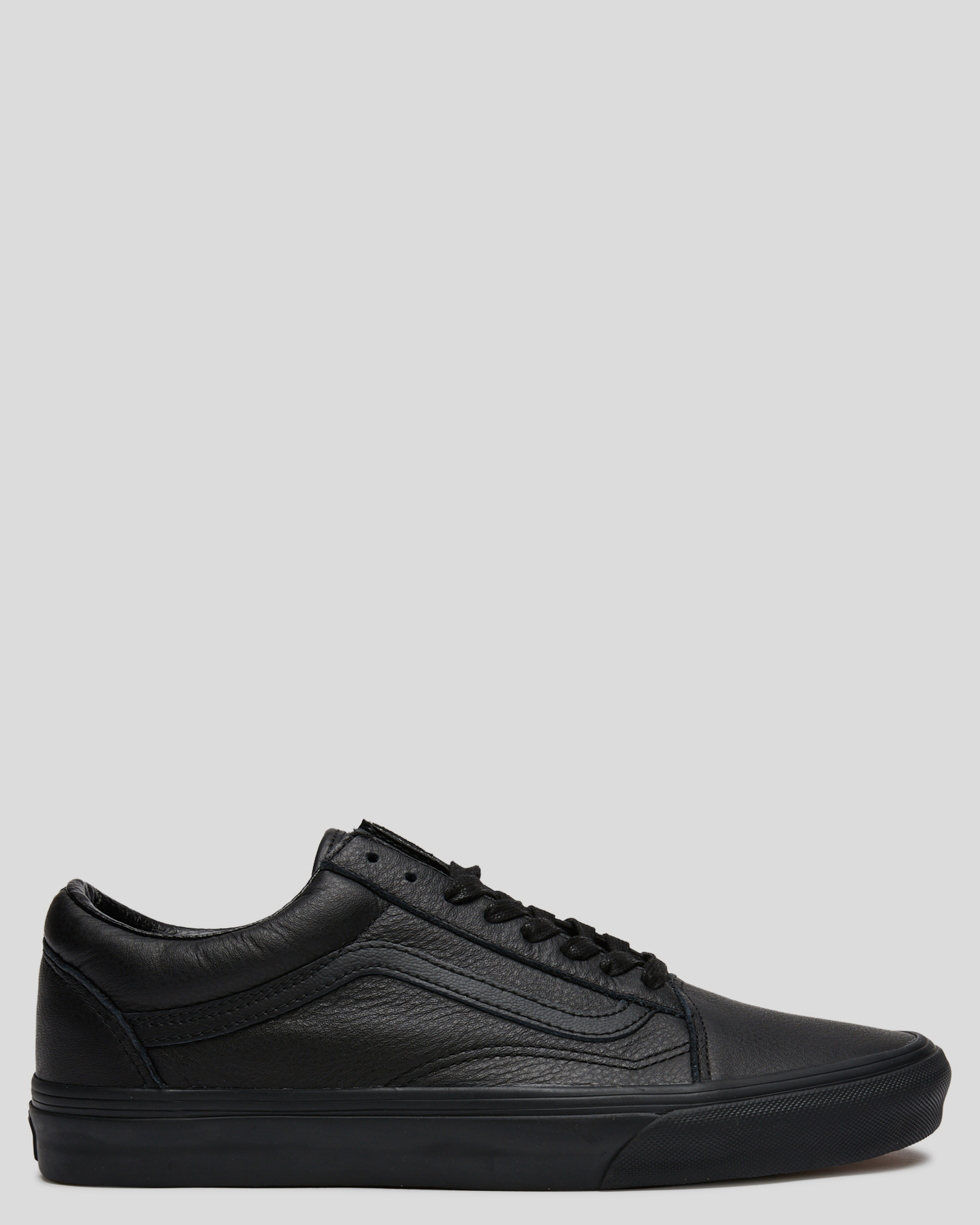 Vans Old Skool Leather - Black Black |