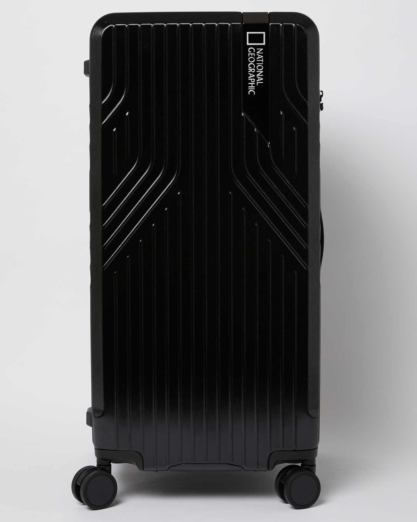 National Geographic Cube Tall 29Inch Hard Suitcase - Black | SurfStitch