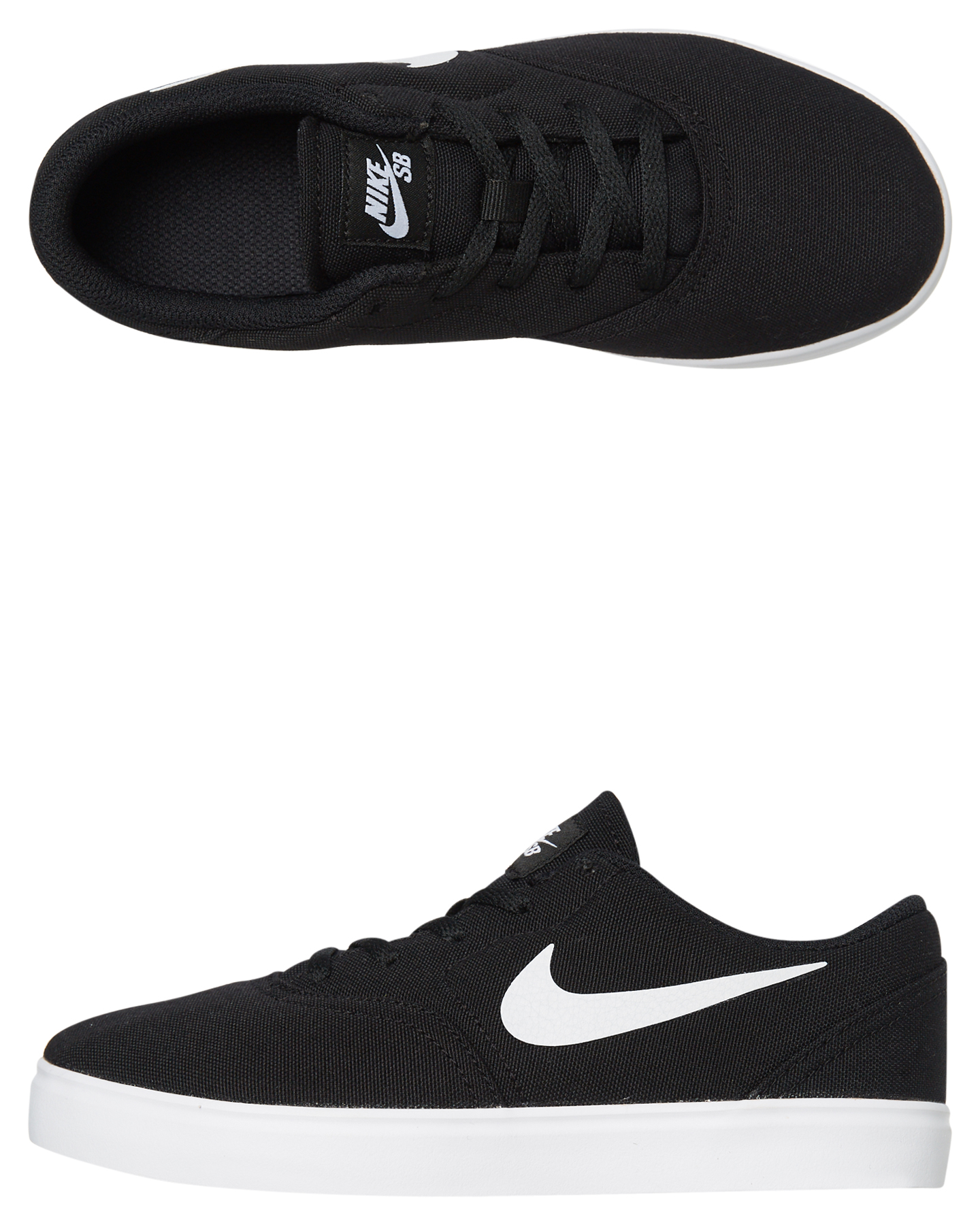 black nike kids sneakers