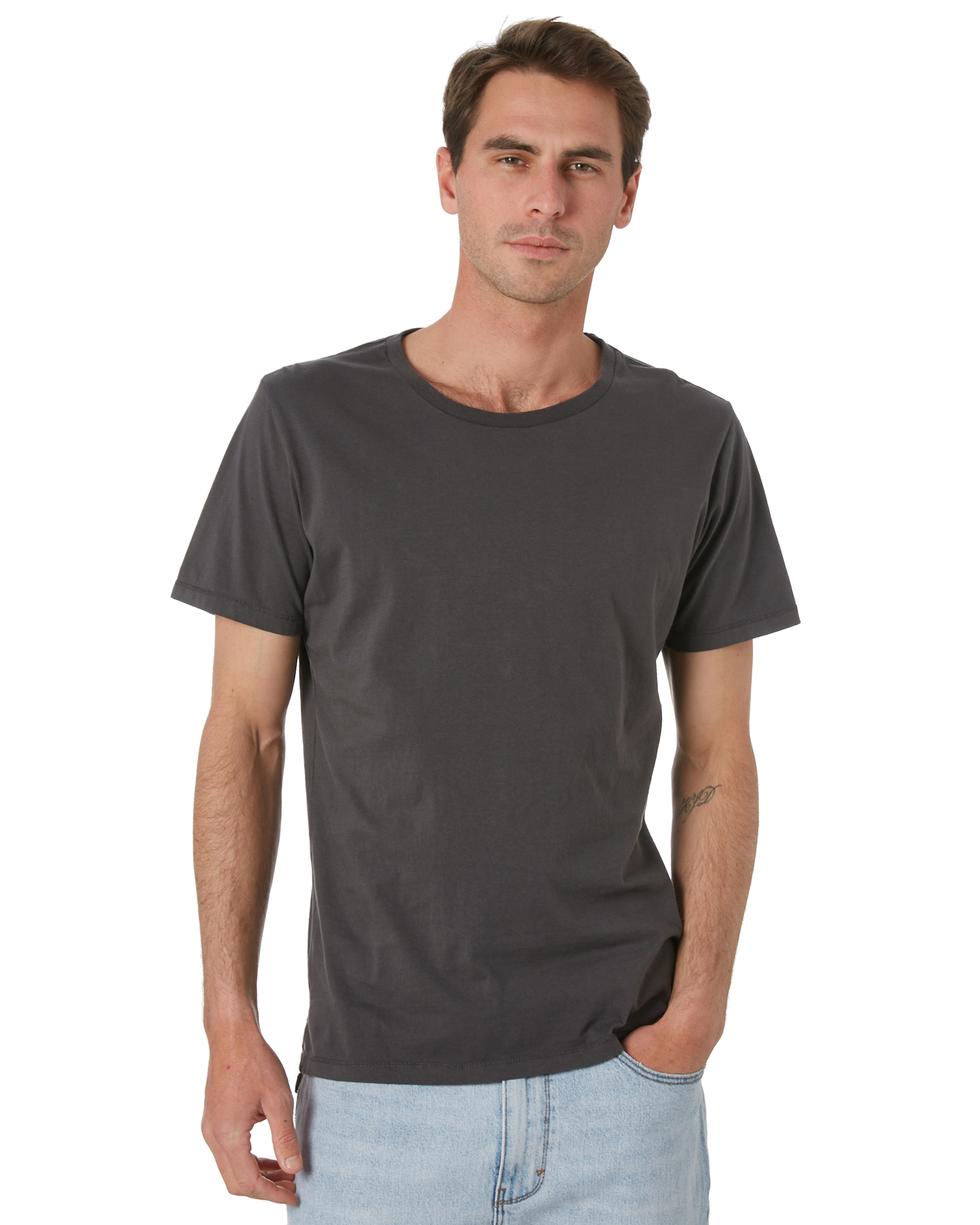 Academy Brand Blizzard Wash Mens Tee - Pavement | SurfStitch