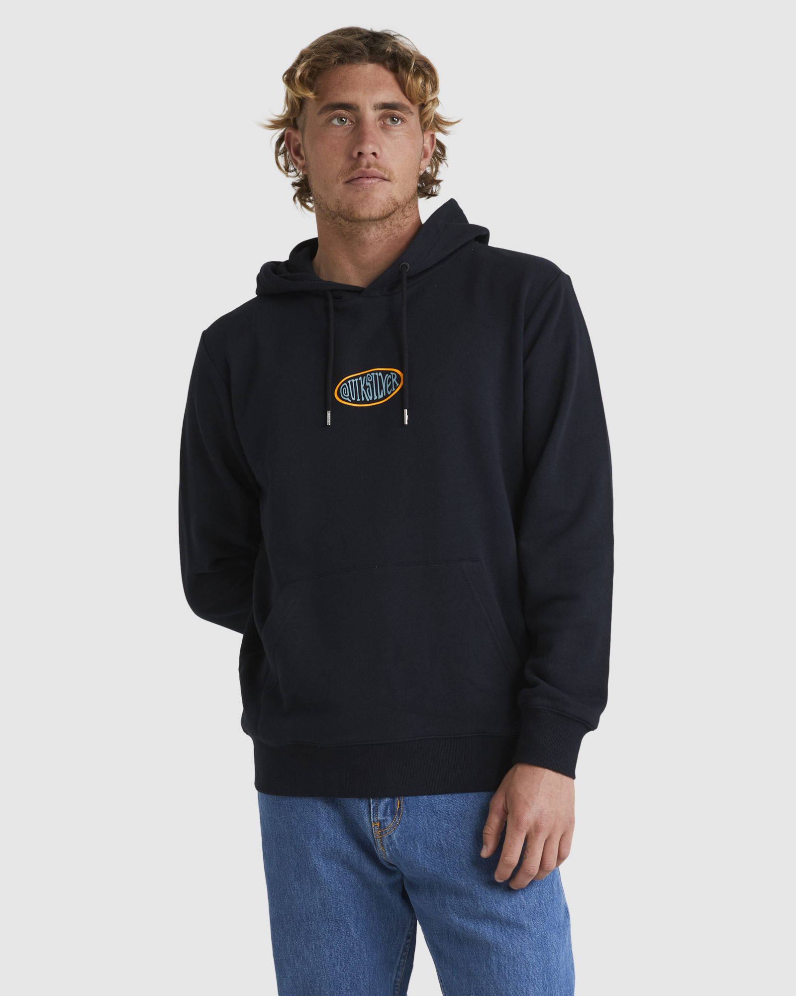 Quiksilver Mens Real Surfin Hoodie - Black | SurfStitch