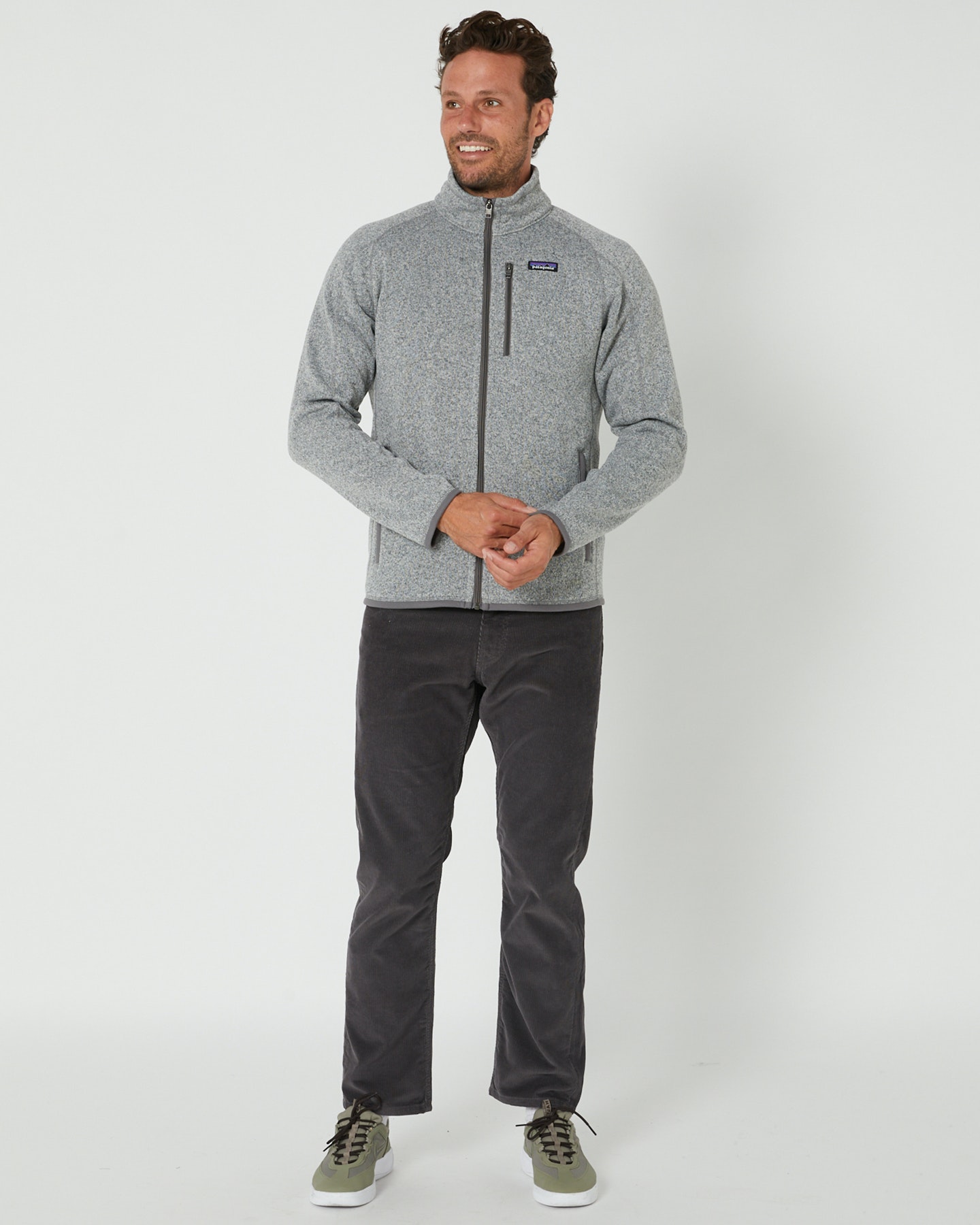 Patagonia Mens Better Sweater Jacket Grey SurfStitch