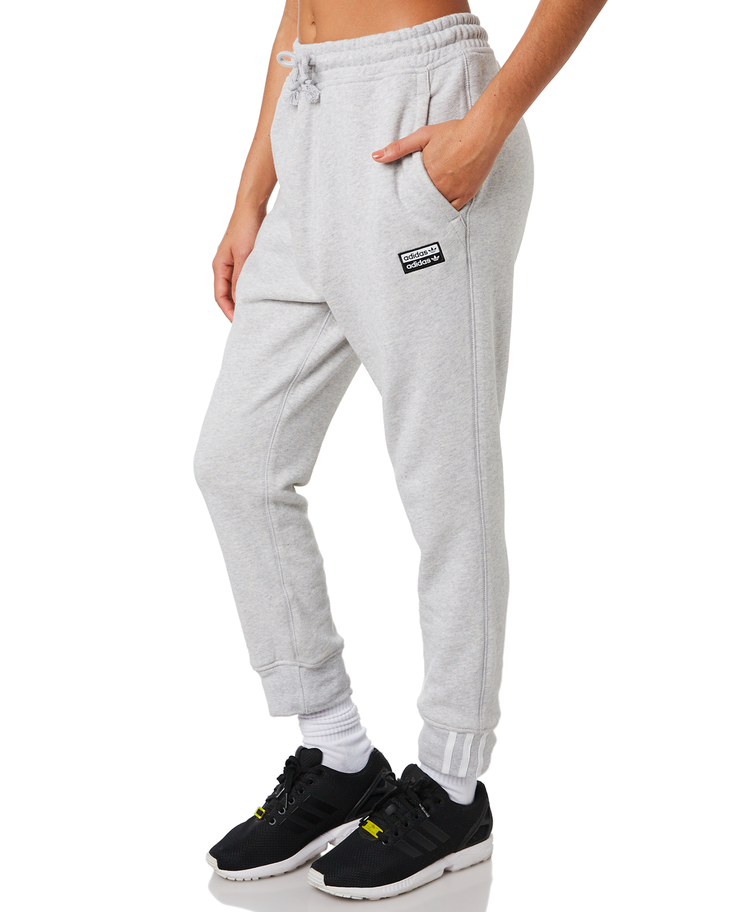 Adidas Vocal Track Pant - Light Grey Heather | SurfStitch