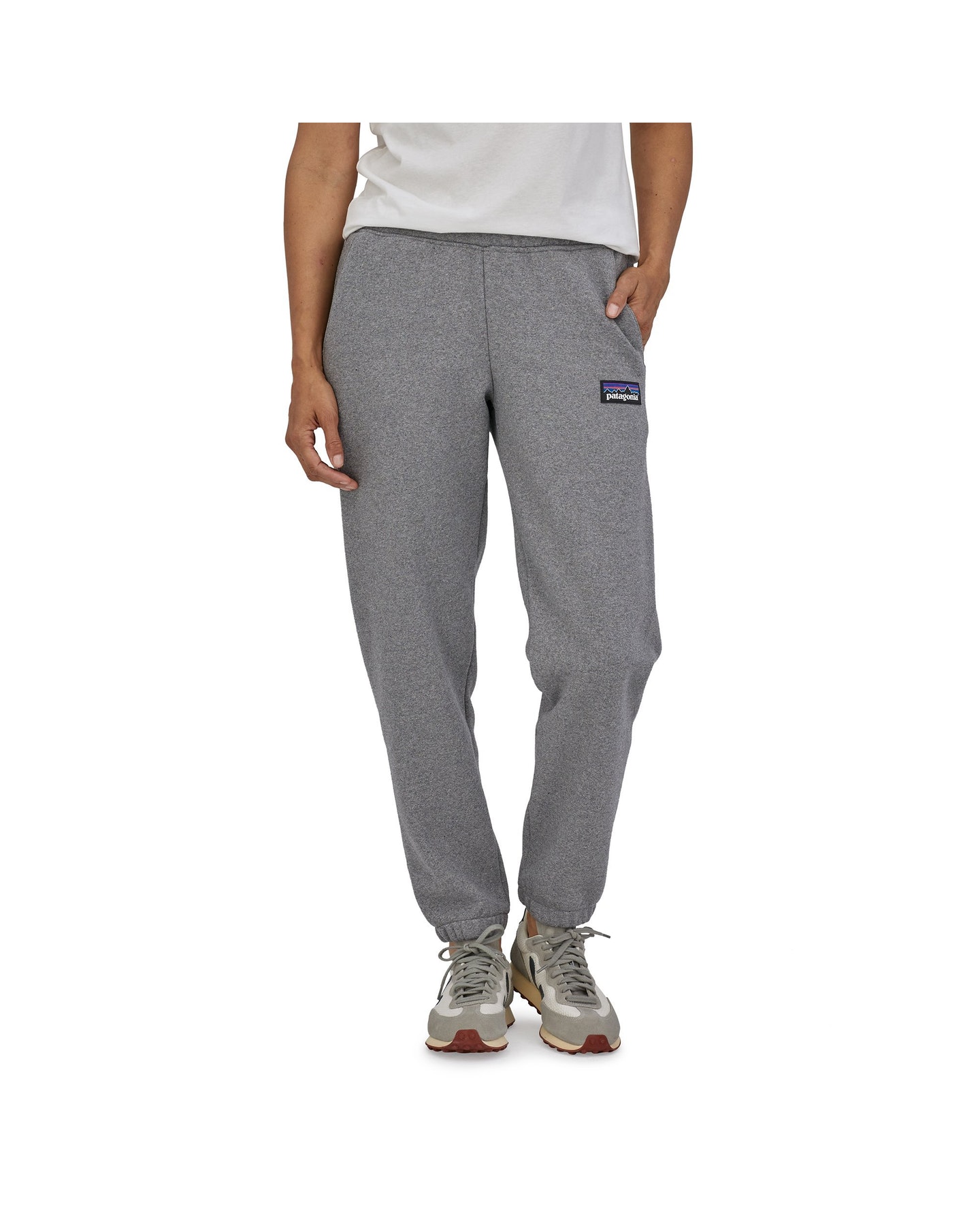 Patagonia Womens P 6 Label Uprisal Sweatpants Gravel Heather SurfStitch
