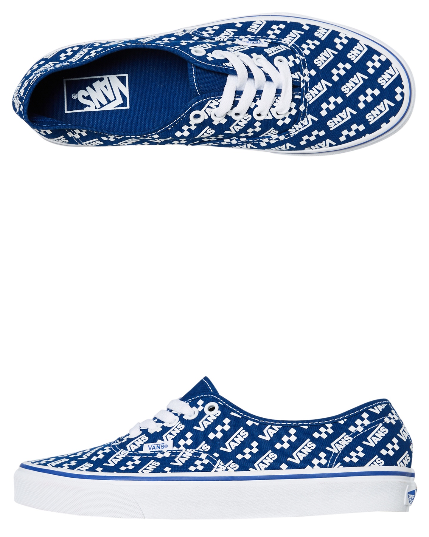vans mens shoes blue