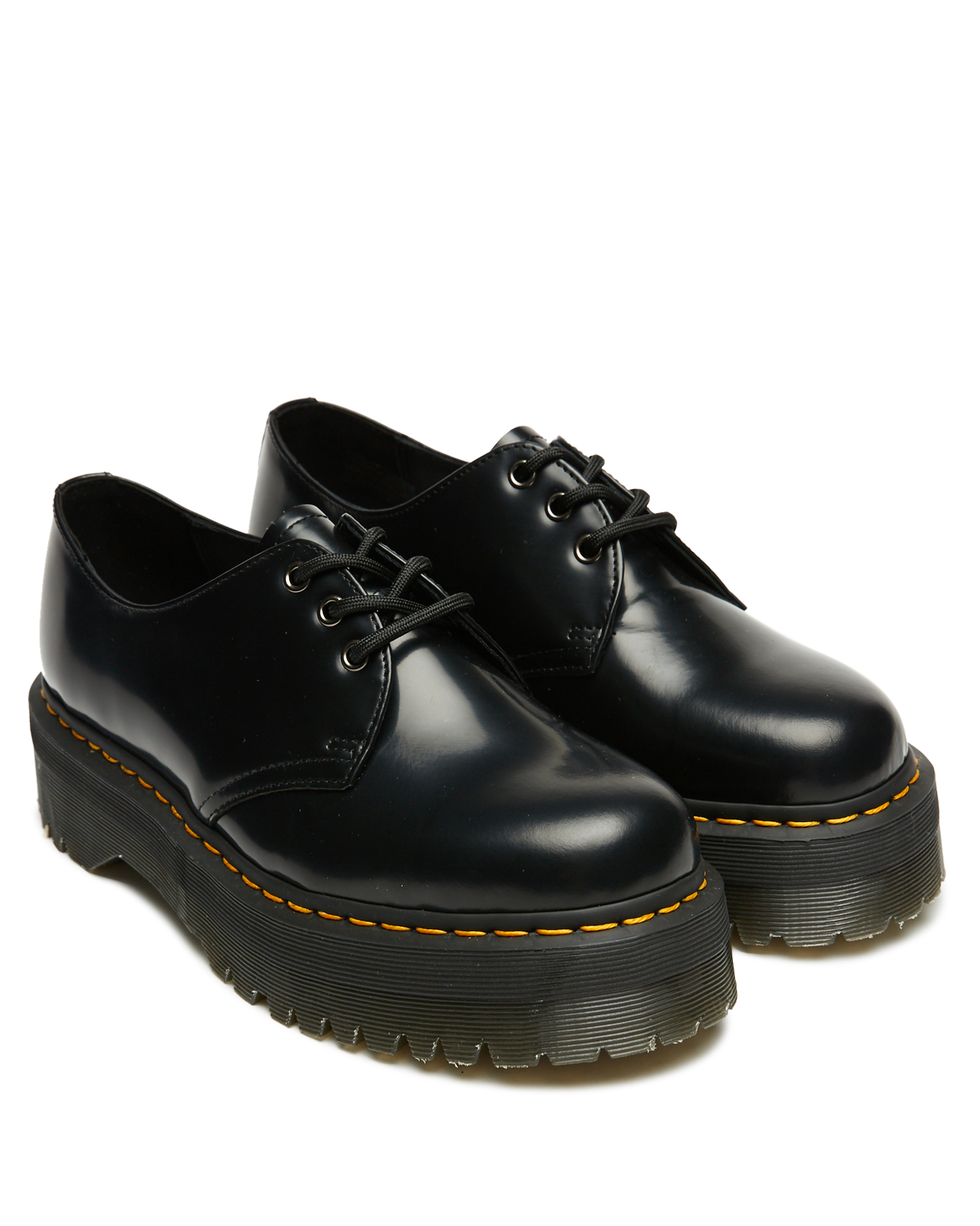 Dr. Martens Womens 1461 Quad 3 Eye Shoe - Black | SurfStitch