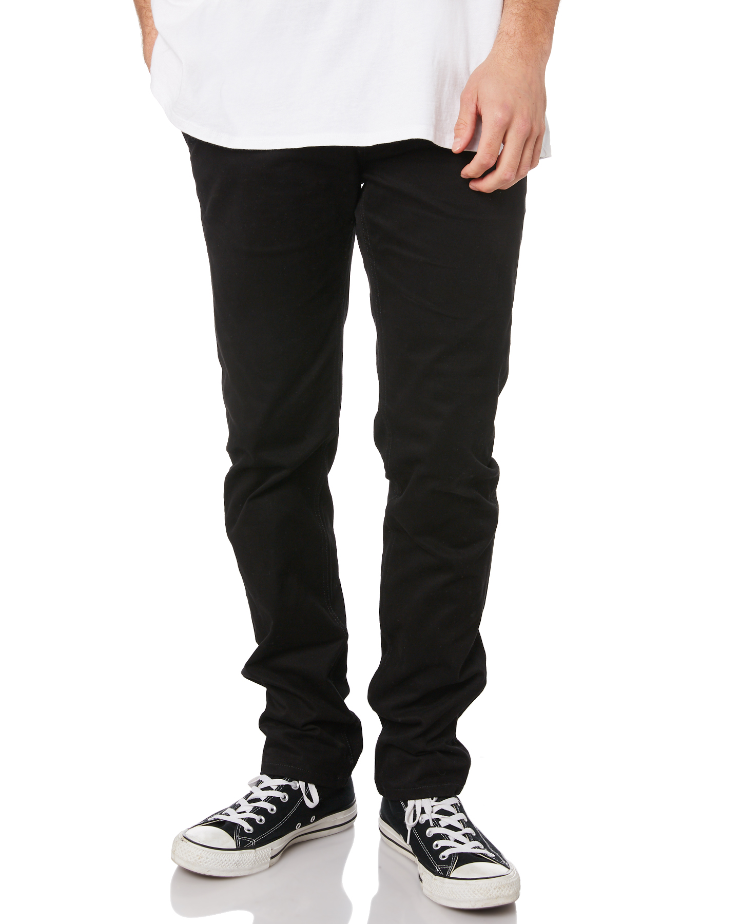 Imperial Motion Capital Slim Fit Mens Chino Pant - Black | SurfStitch