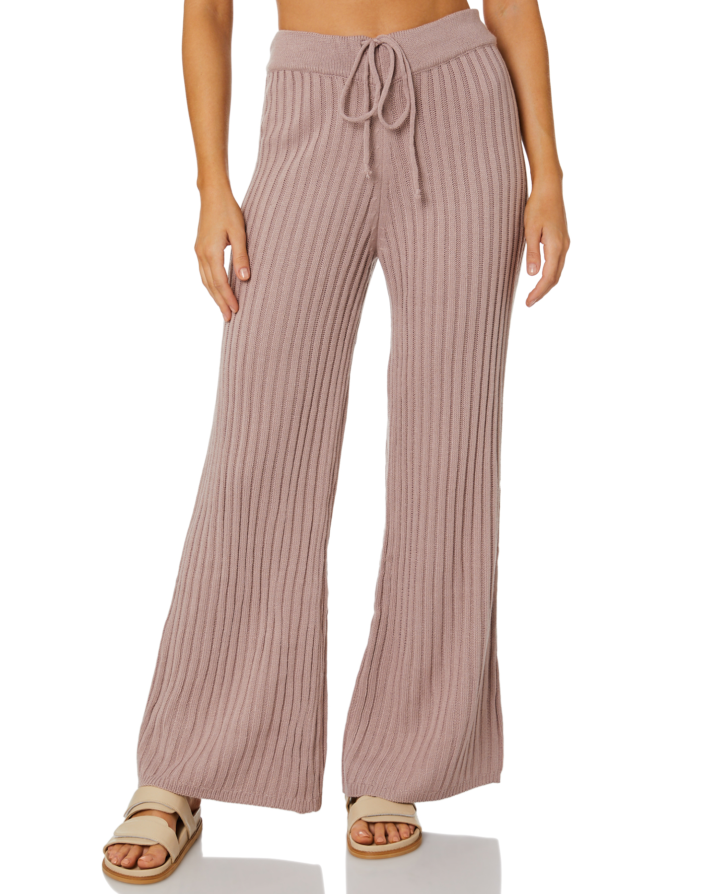 Sndys Hendrix Knit Pant Mauve SurfStitch