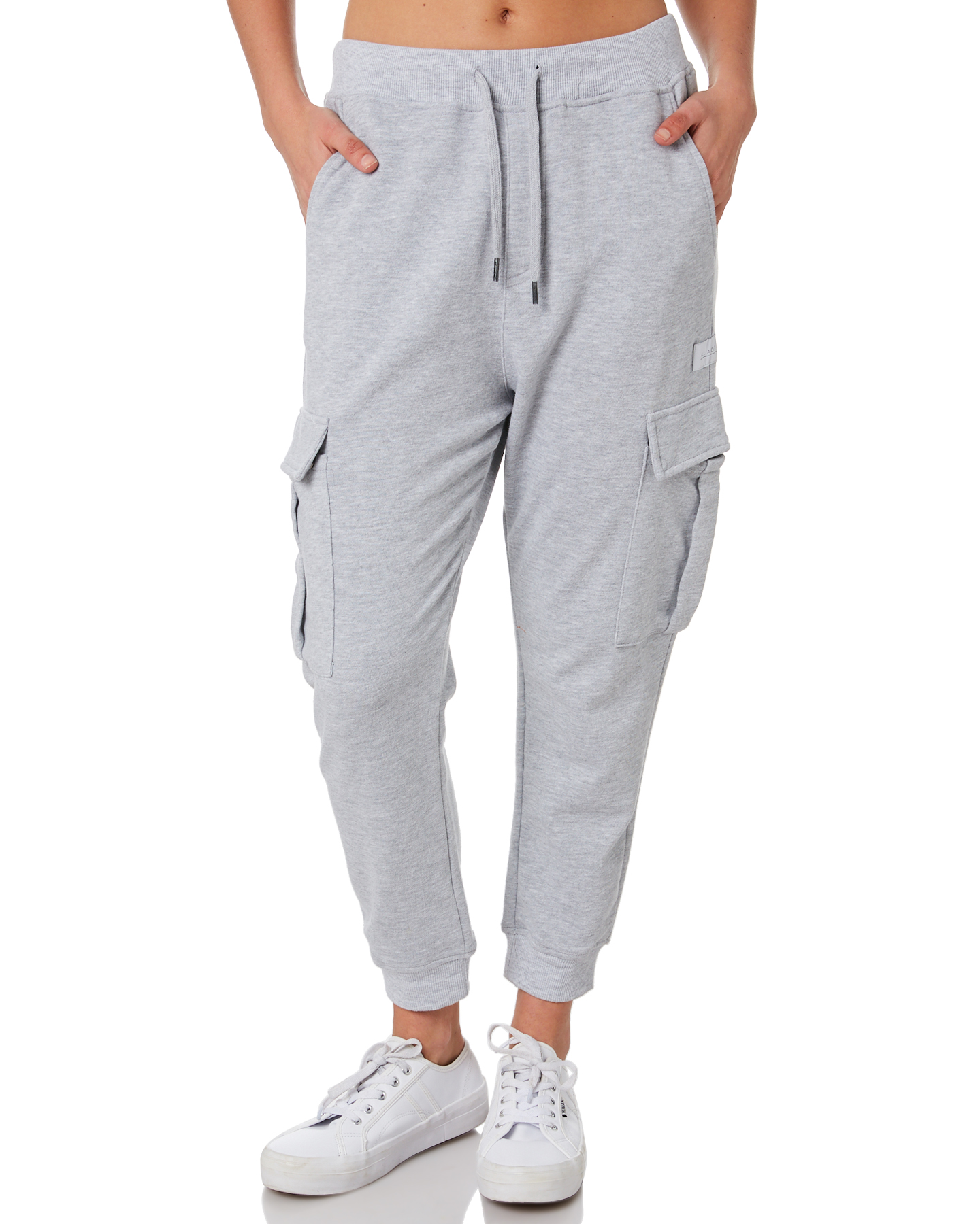 All About Eve Combat Track Pant - Grey Marle | SurfStitch