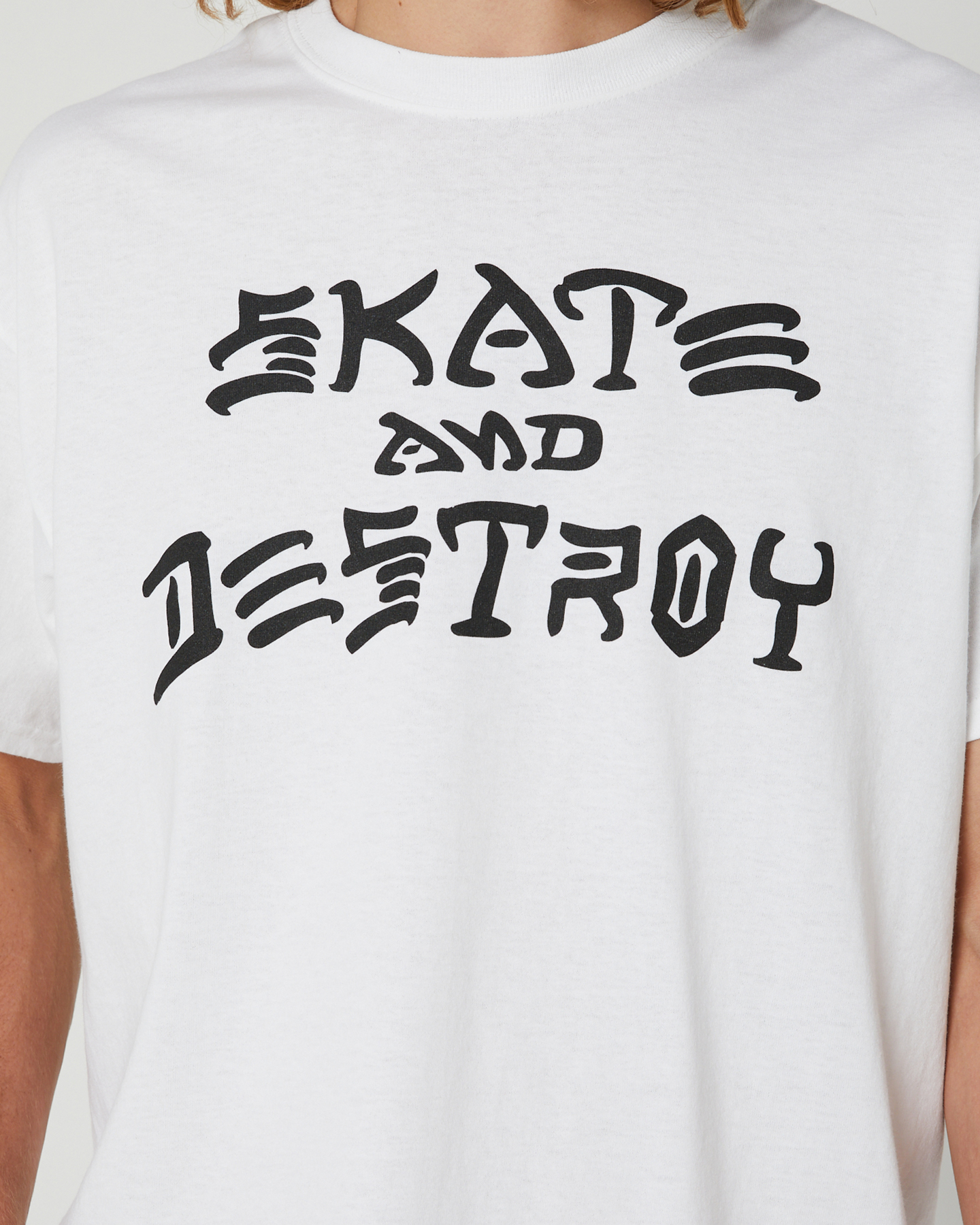 Thrasher Skate And Destroy Tee - White | SurfStitch