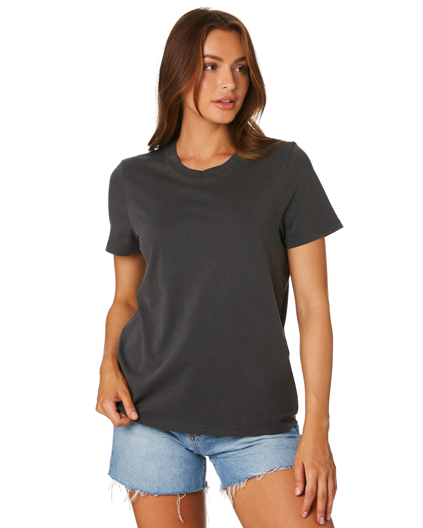 As Colour Womens Faded Tee - Faded Black | SurfStitch