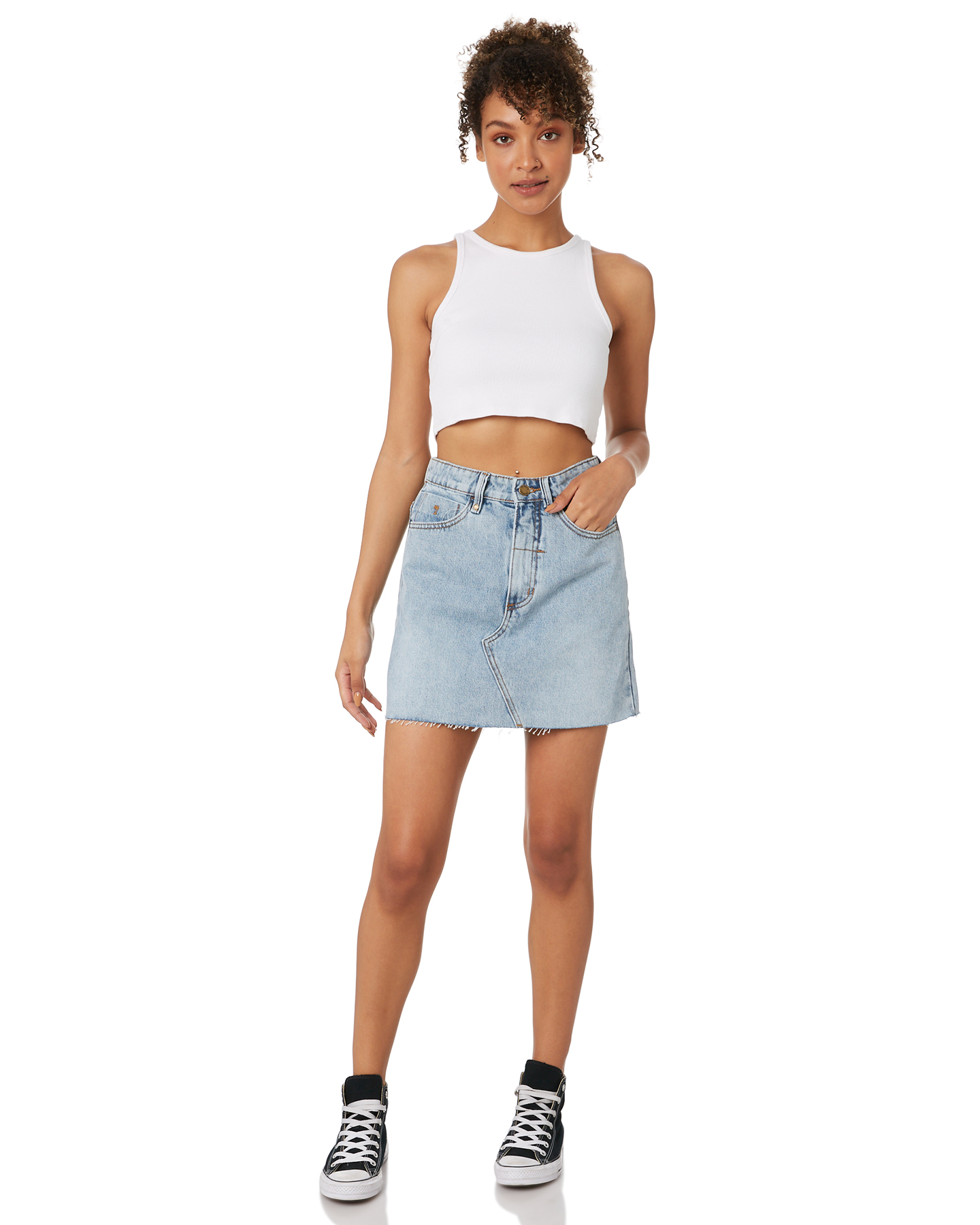 Thrills Leni Skirt - Aged Blue | SurfStitch