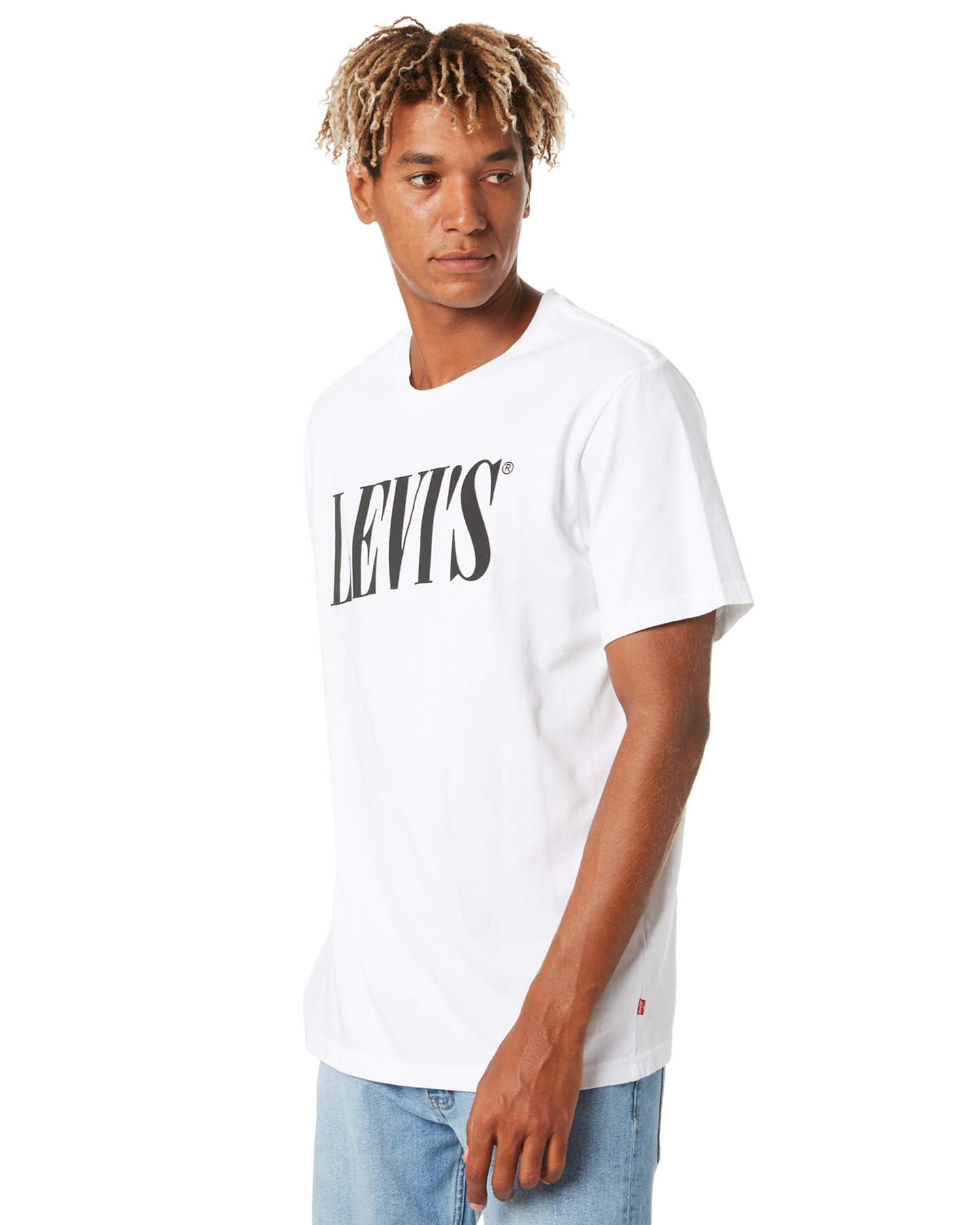 Levi's Relaxed Graphic Mens Tee - Serif White | SurfStitch