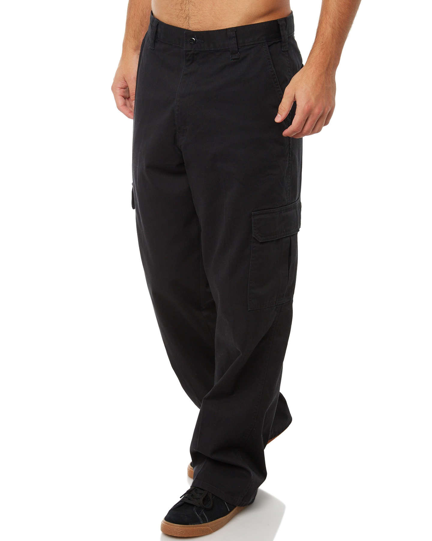 Dickies 23-214 Mens Cargo Pant - Rinsed Black | SurfStitch