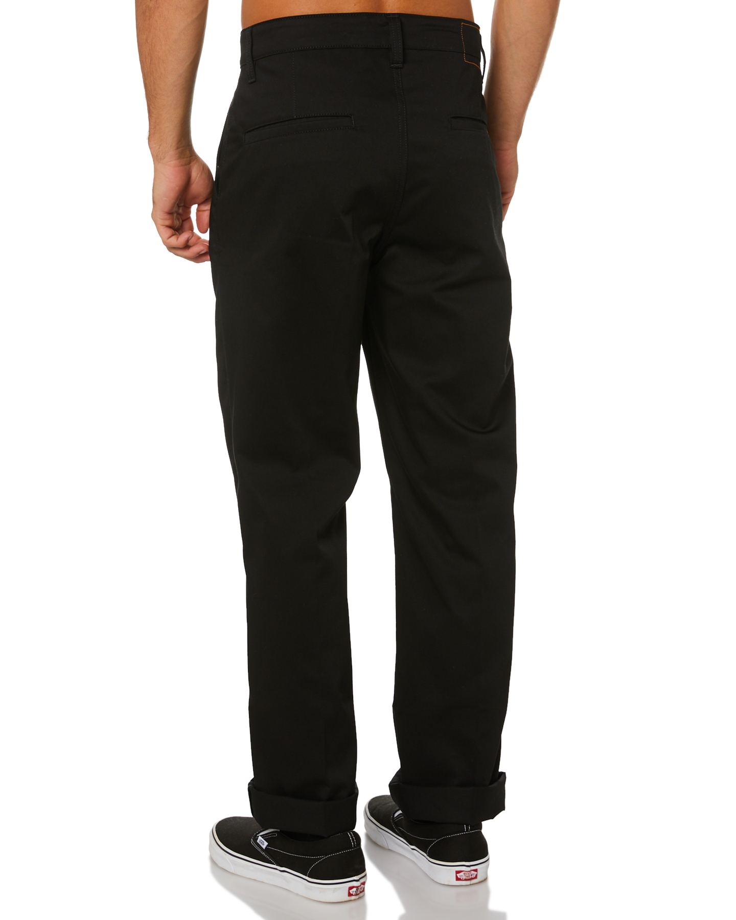 Nudie Jeans Co Lazy Leo Mens Chino Pant - Black | SurfStitch