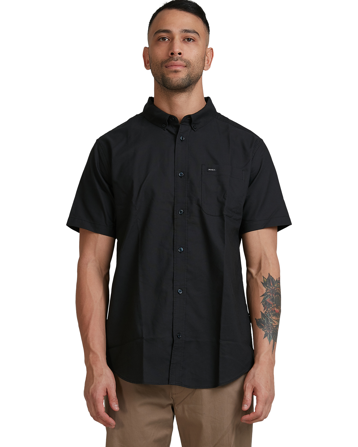 rvca shirt black