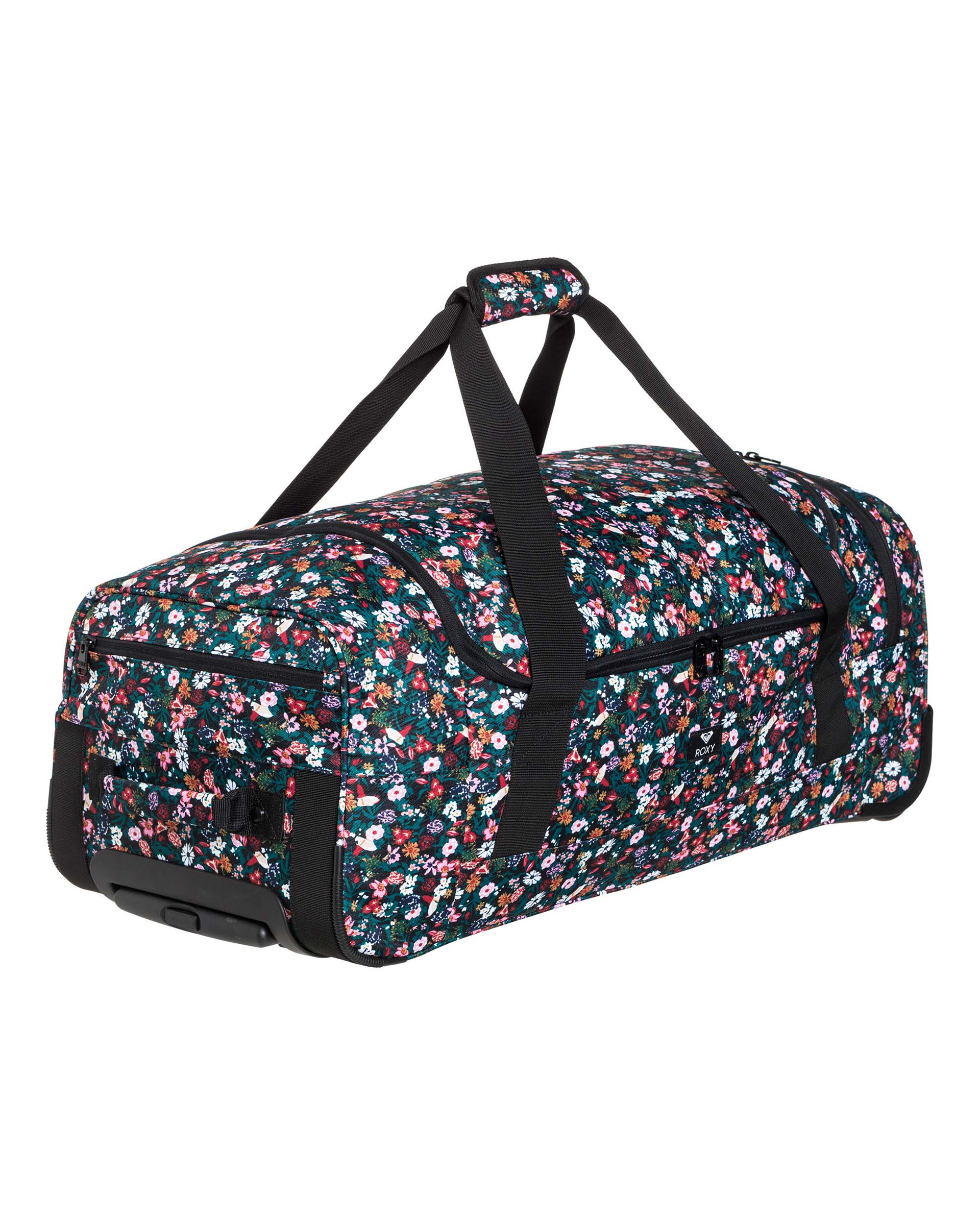 Roxy Distance Across 60L Large Wheeled Suitcase - Anthracite Bouquet ...