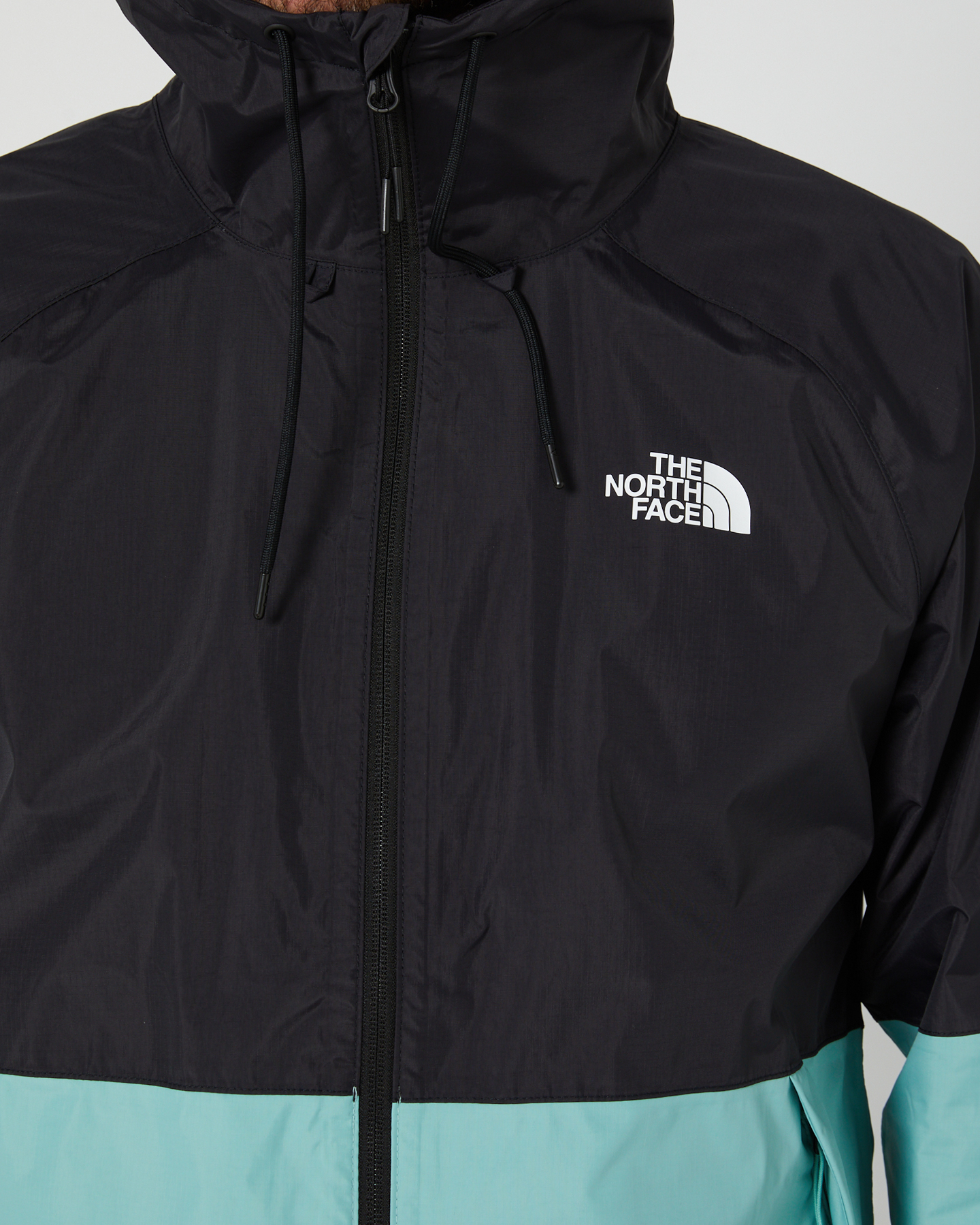 The North Face Mens Antora Rain Hoodie - Tnf Black Wasabi | SurfStitch