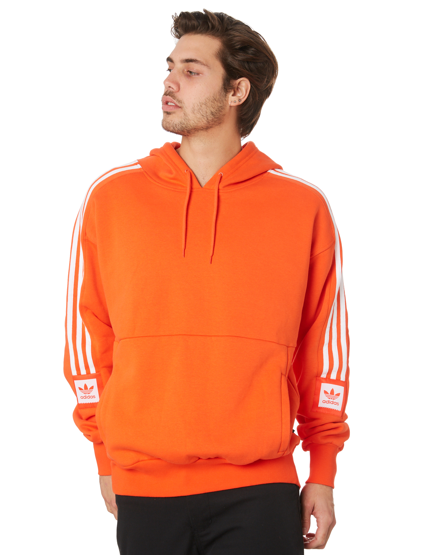 mens orange adidas sweatshirt