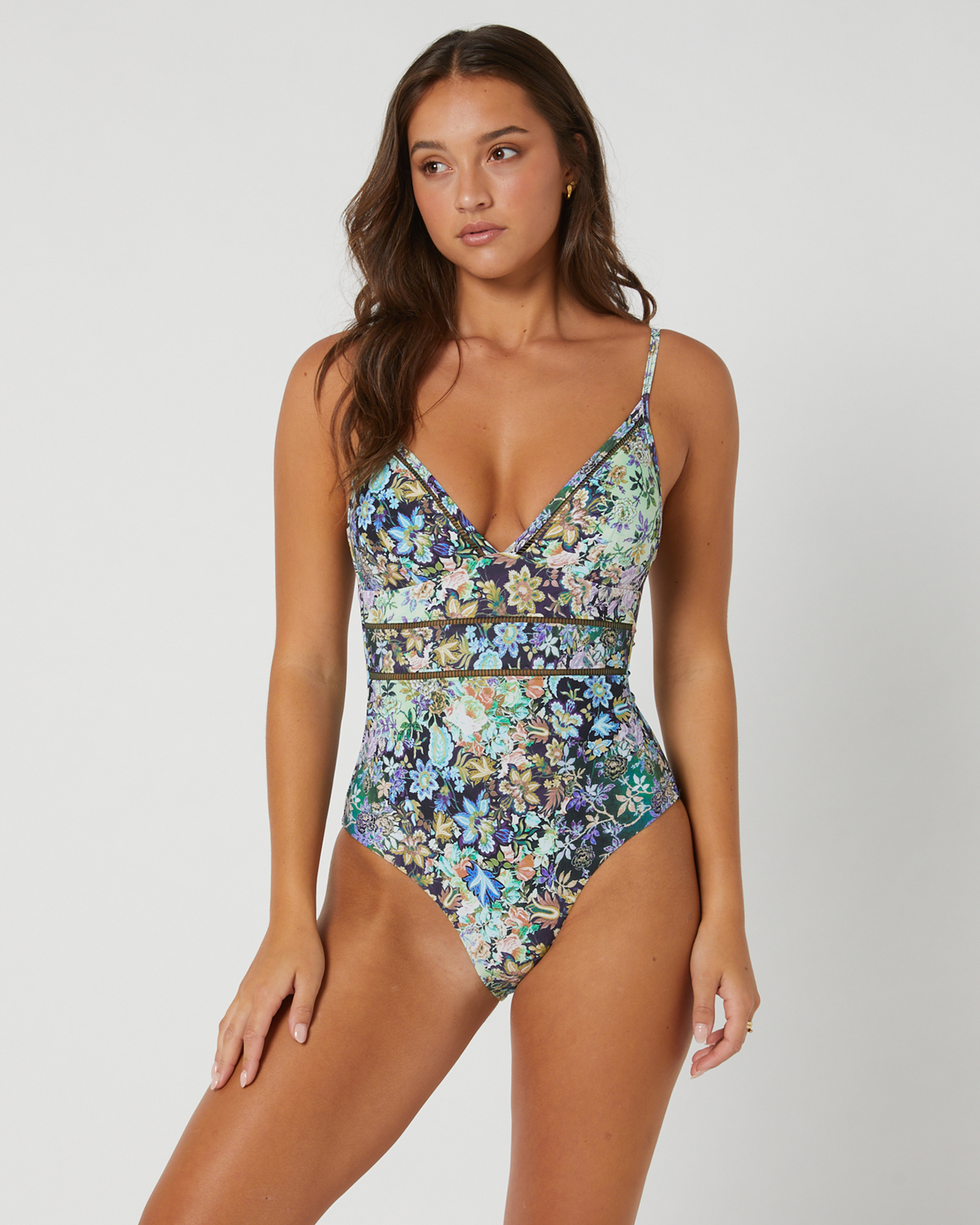 Sea Level Australia Wildflower Spliced Tri One Piece - Sea