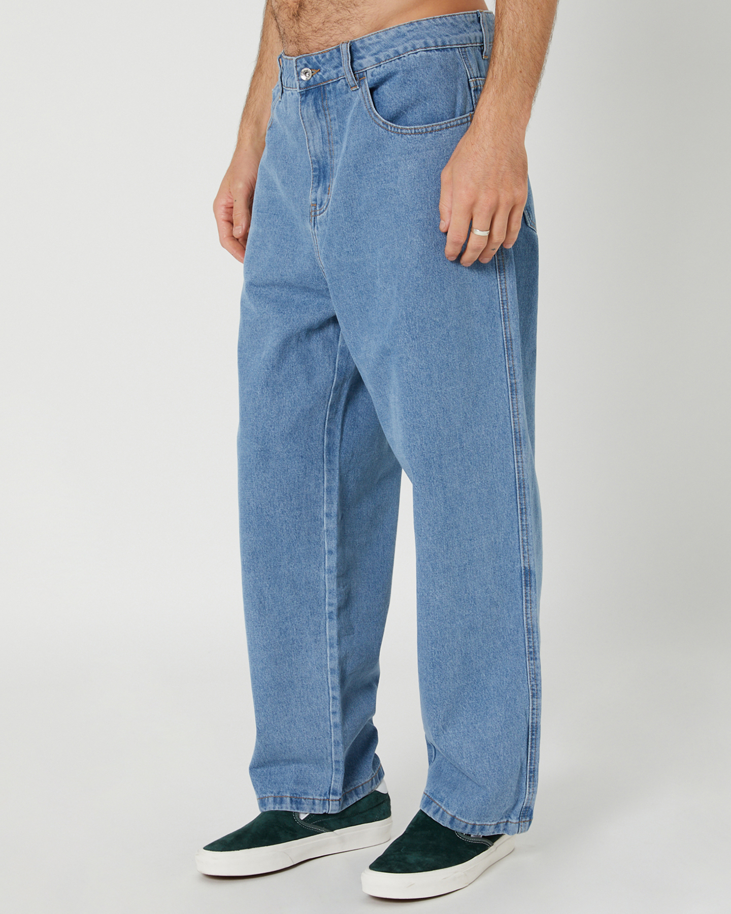 Xlarge Bull Denim 91 Mens Pant - Mid Blue | SurfStitch