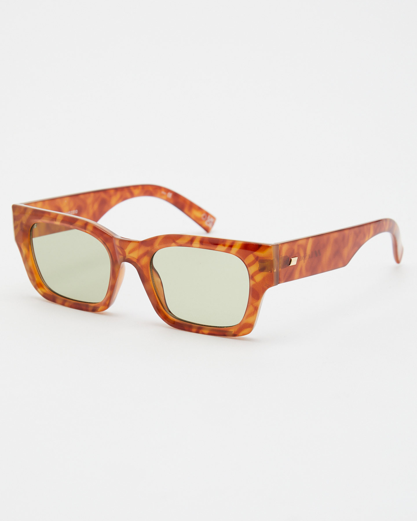 Le Specs Shmood Sunglasses Amber Haze Moss Tint SurfStitch