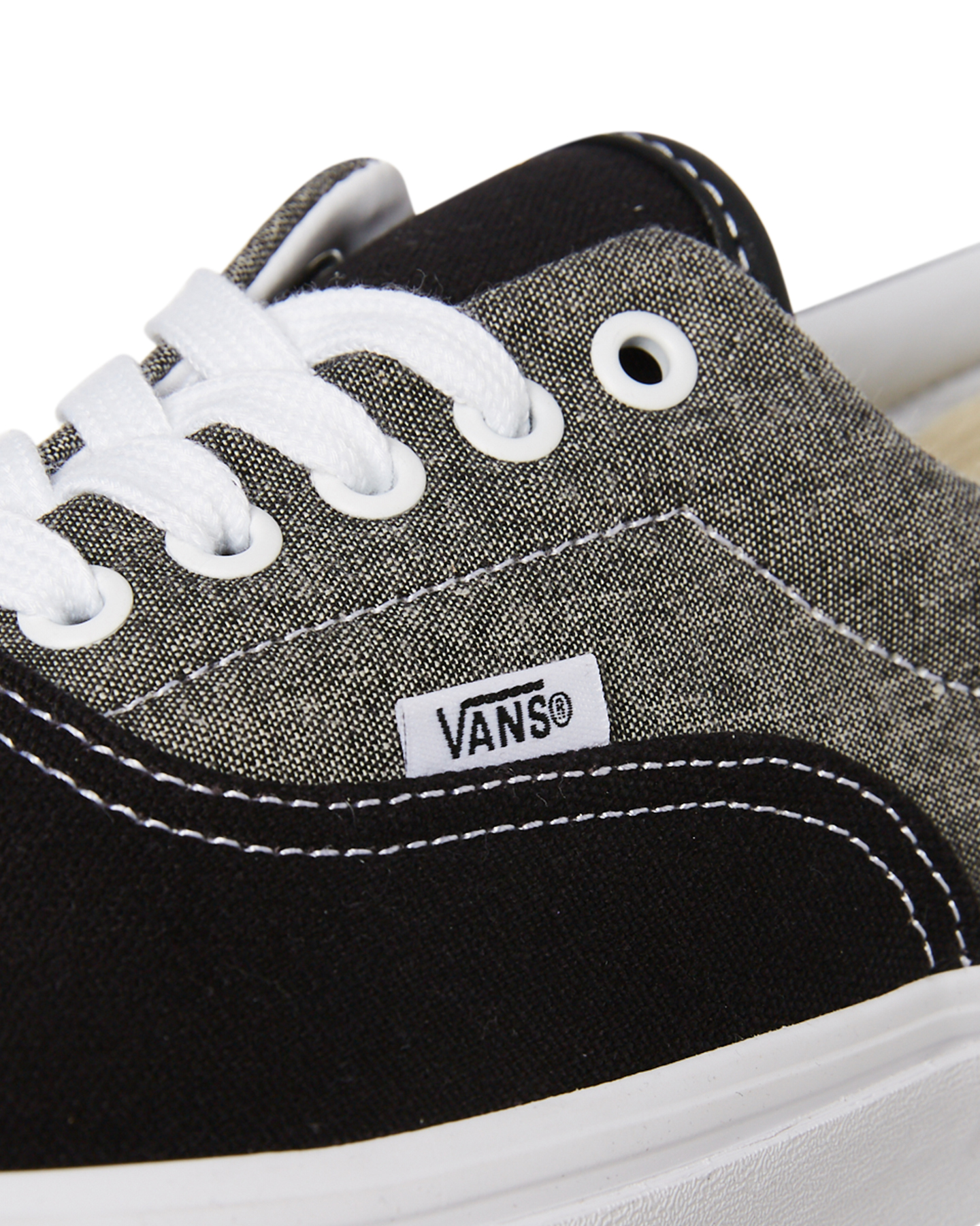 Vans Mens Era Shoe - Canvas Black | SurfStitch