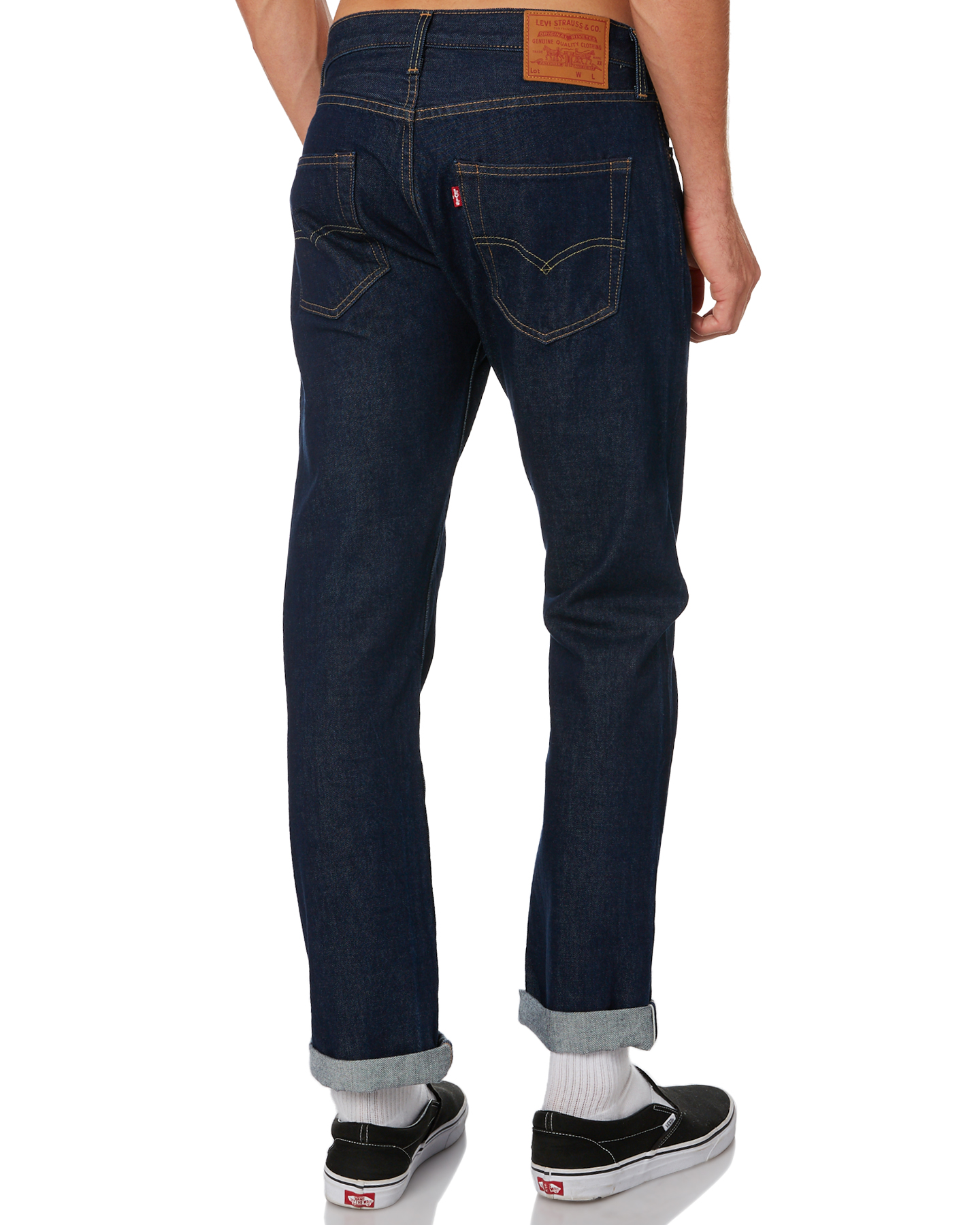 Levi's 501 Levis Original Fit Selvedge Mens Jean - New Chapter Warp ...