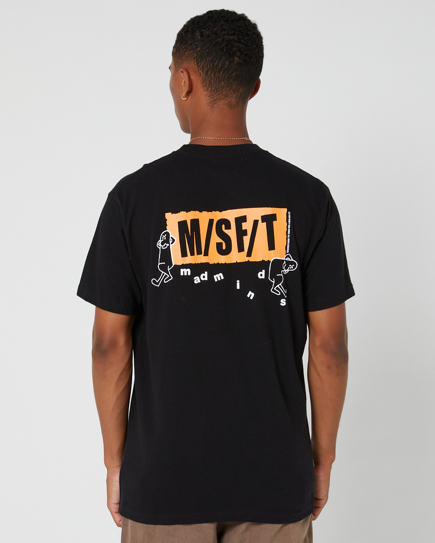 Misfit Life Is Sheep 50/50 Reg Ss Tee - Pitch Black | SurfStitch