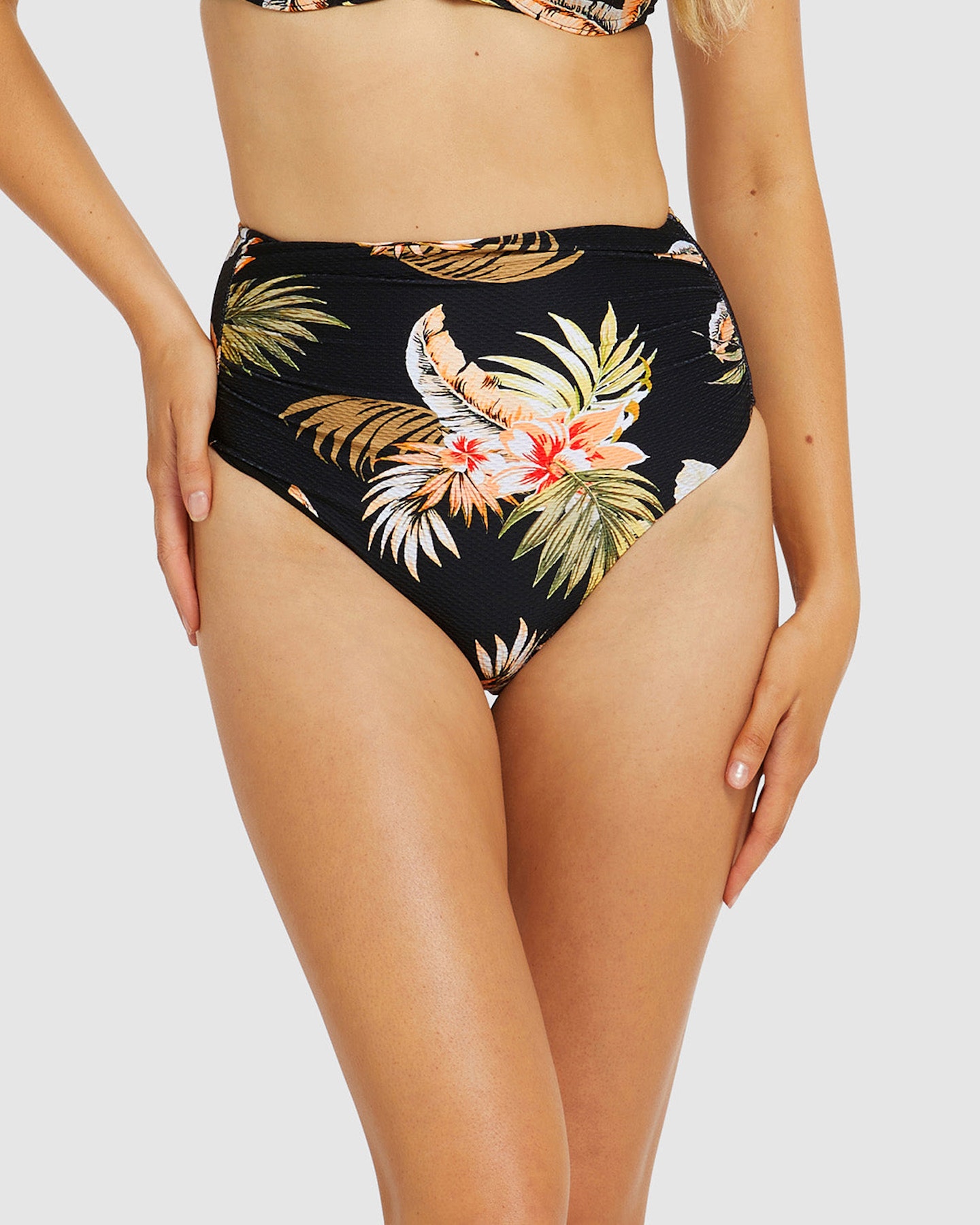 Baku Honolulu High Waist Bikini Pant Black SurfStitch