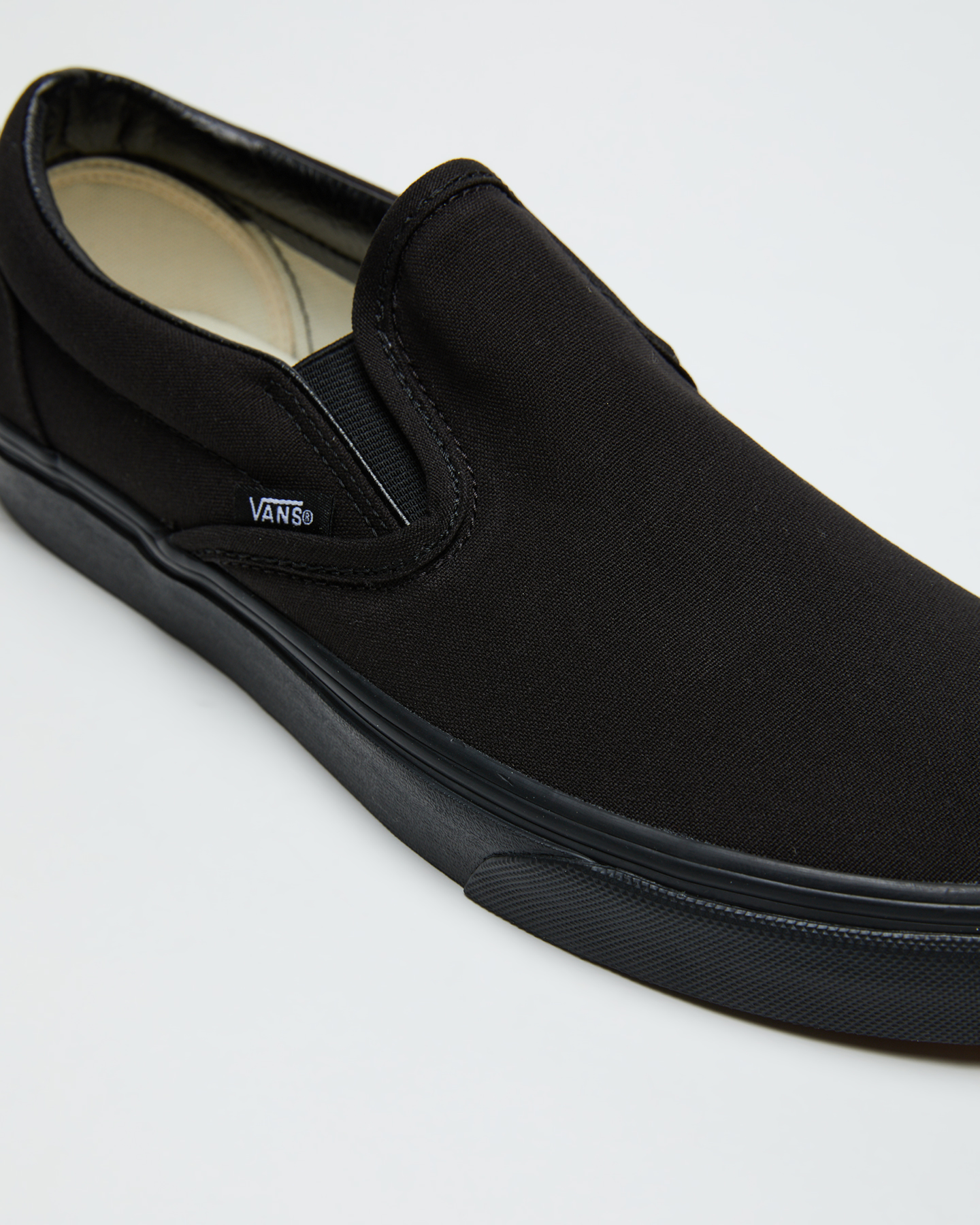 Vans Classic Slip On Shoe Black/Black | SurfStitch