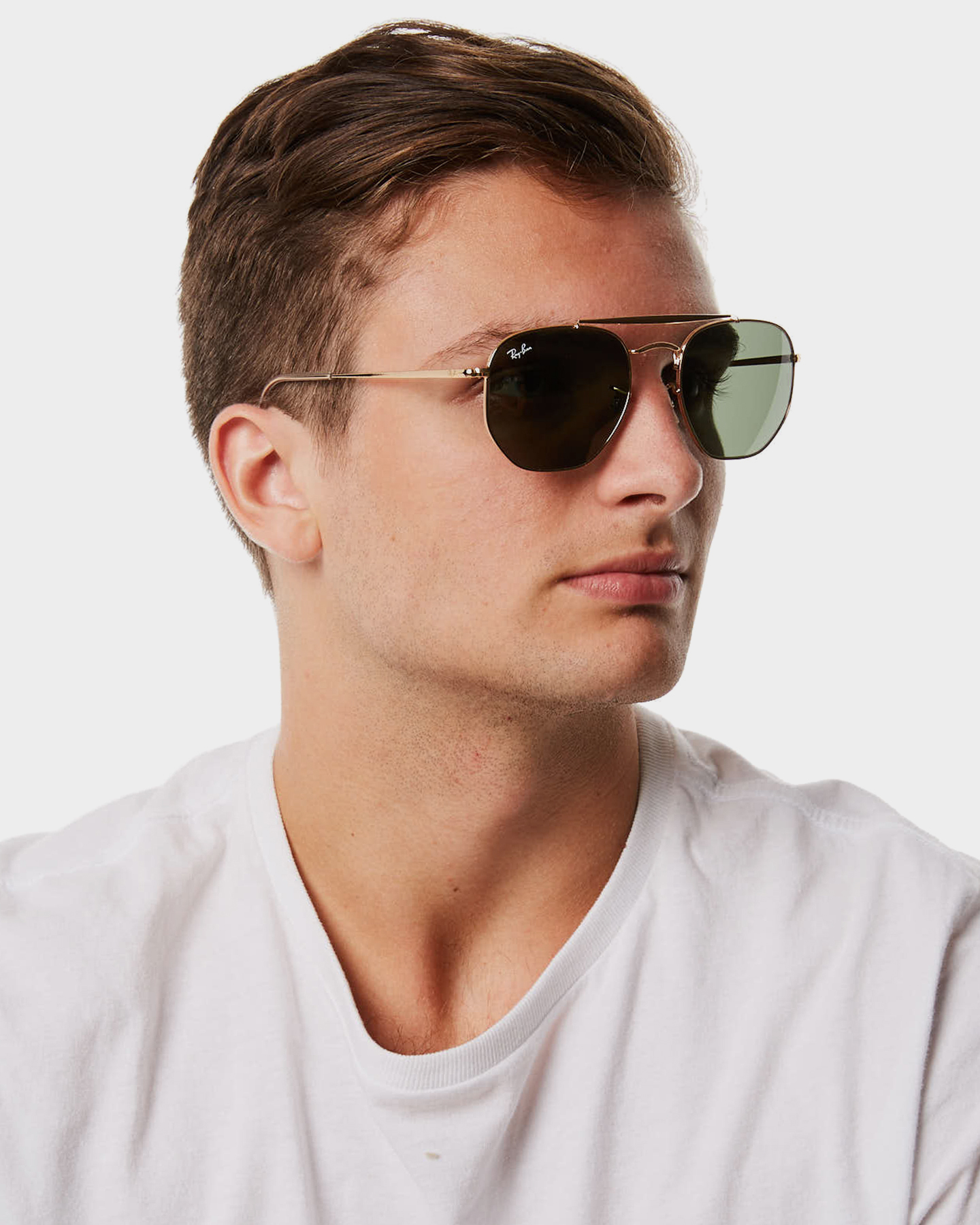 Ray-Ban Marshal Sunglasses - Gold Green | SurfStitch
