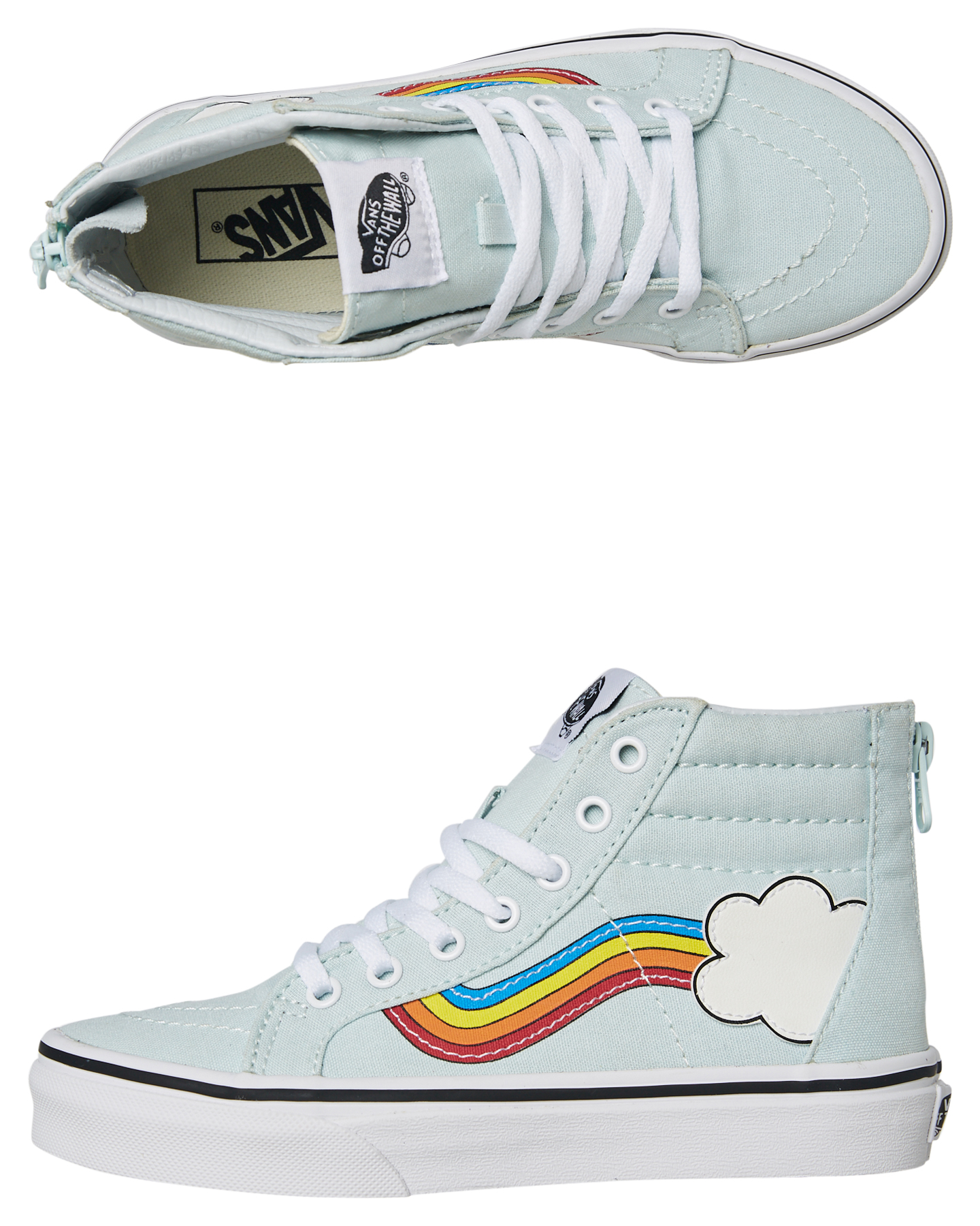 rainbow kid vans