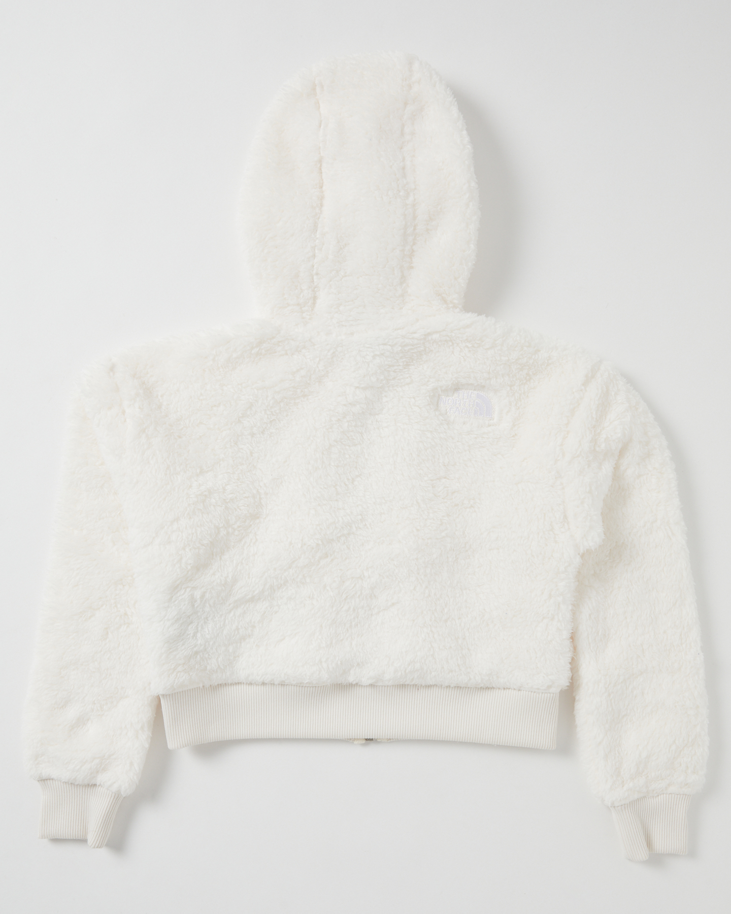 White teddy bear jacket with hood outlet