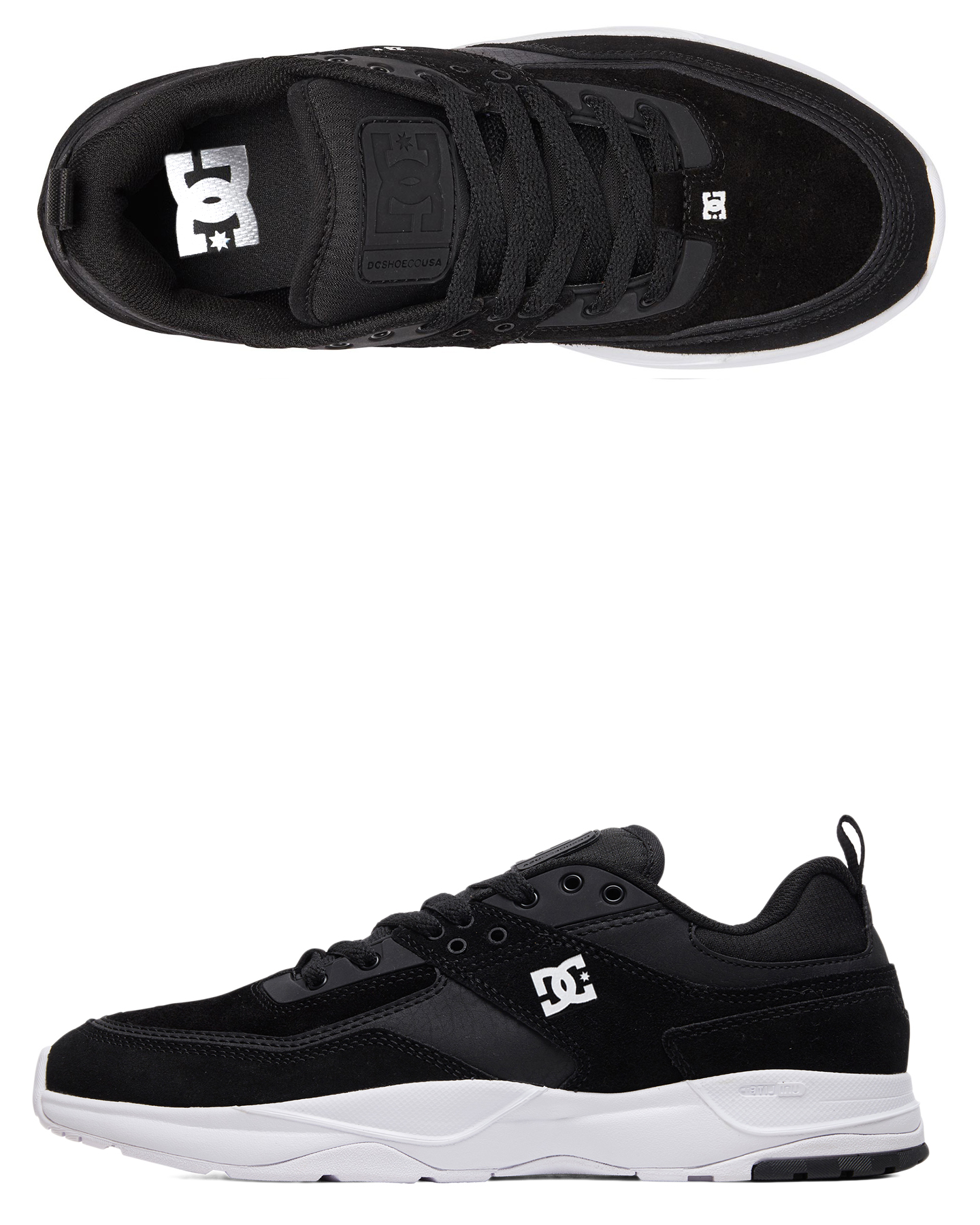 men's black dc skate shoes