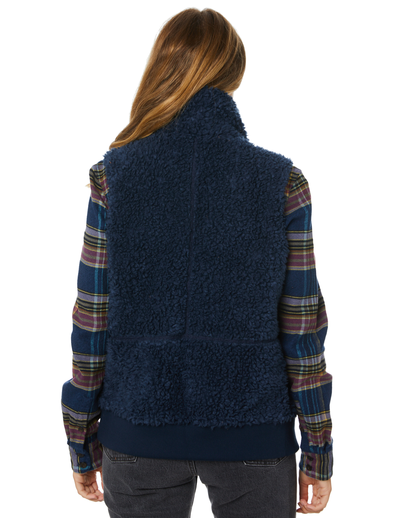 Patagonia Womens Dusty Mesa Vest - New Navy | SurfStitch