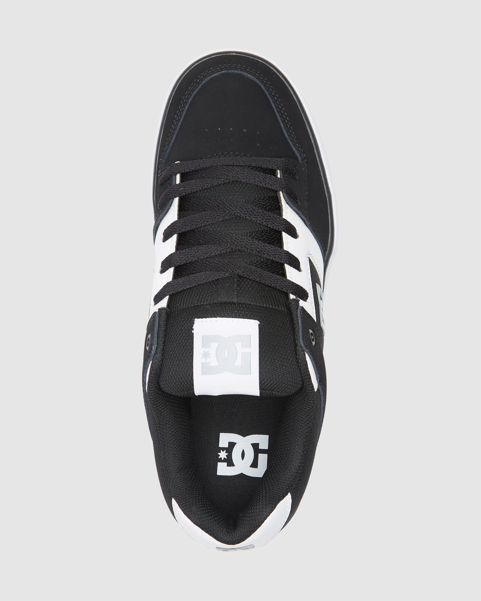 Dc Shoes Men's Pure Shoes Black White Gum SurfStitch